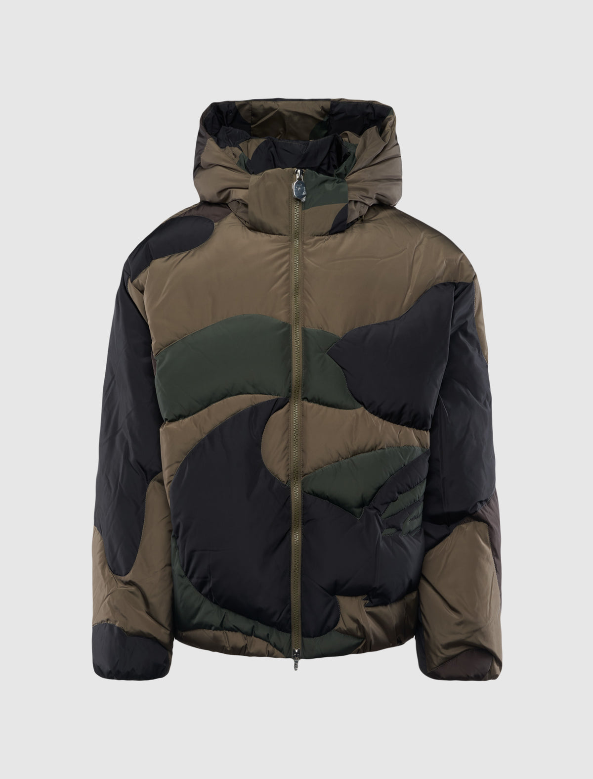 A BATHING APE NYLON DOWN JACKET