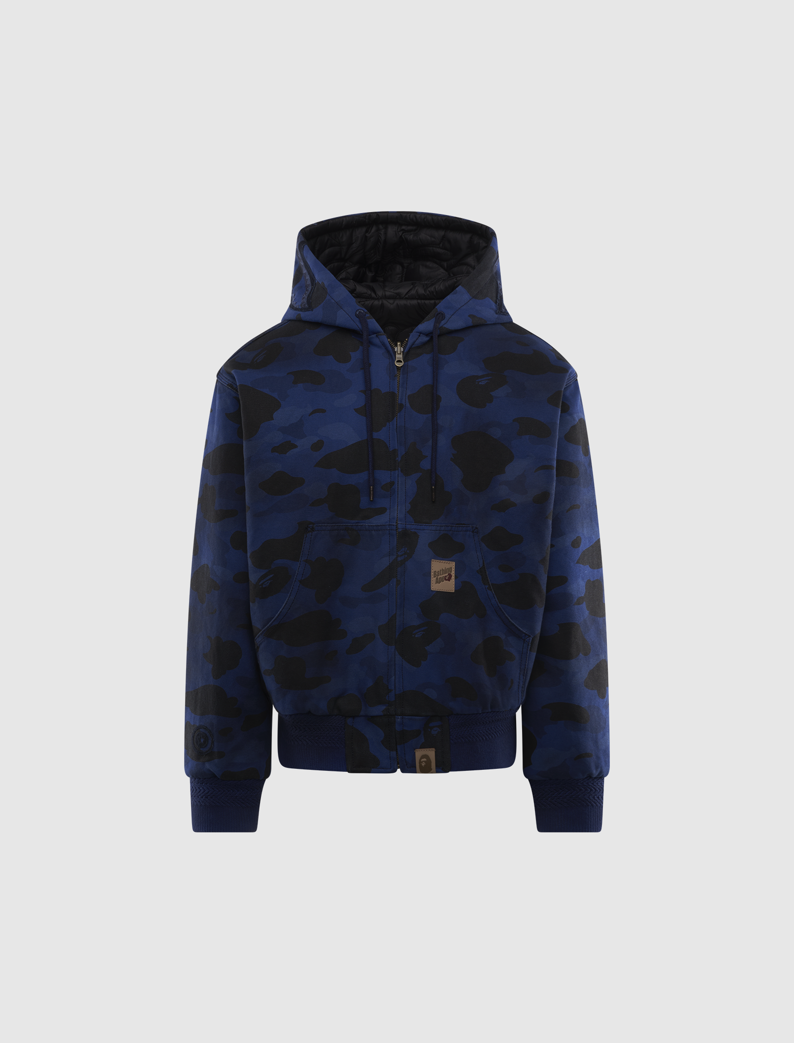 SOLID 1ST CAMO REVERSIBLE SHARK ZIP HEAVY JACKET