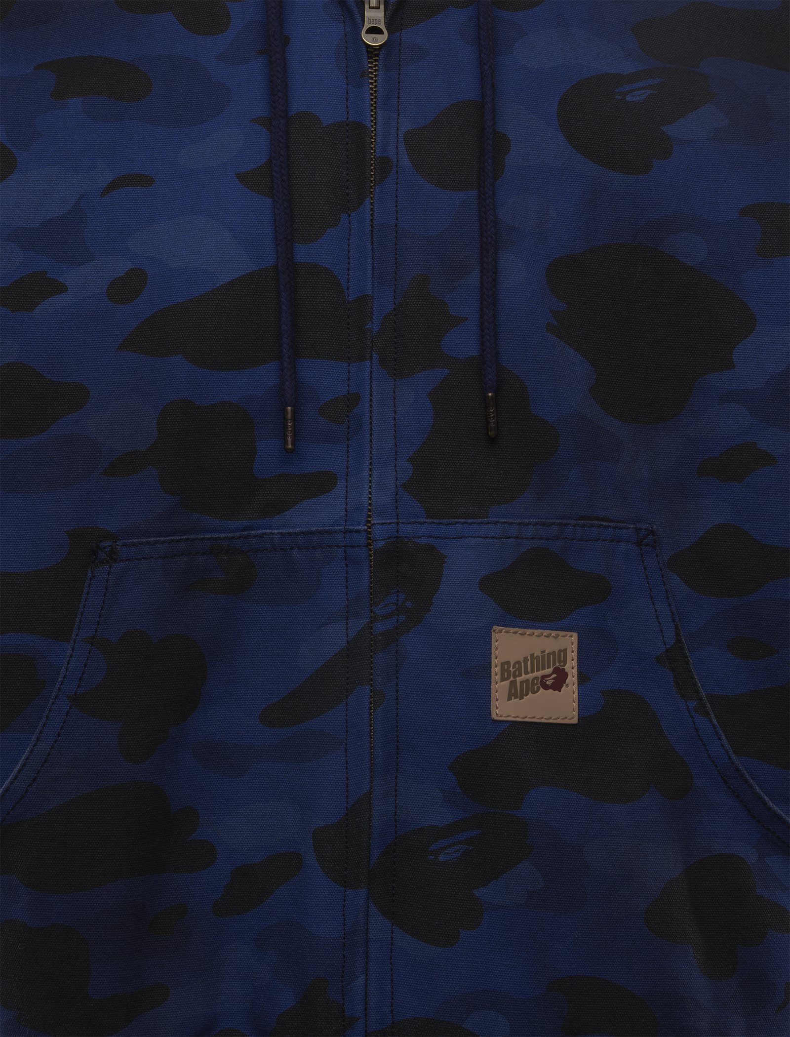 SOLID 1ST CAMO REVERSIBLE SHARK ZIP HEAVY JACKET