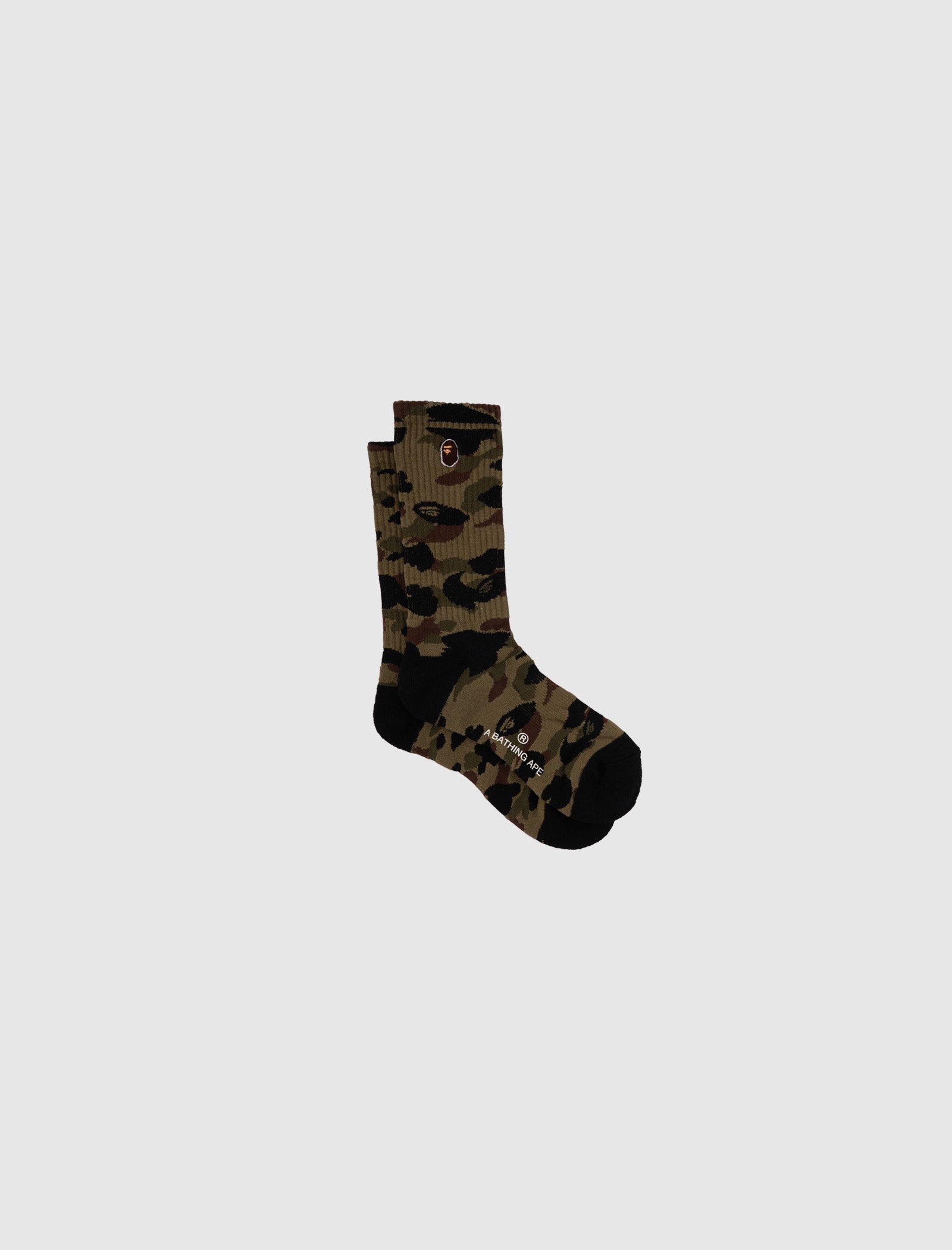FIRST CAMO APE HEAD ONE POINT SOCKS