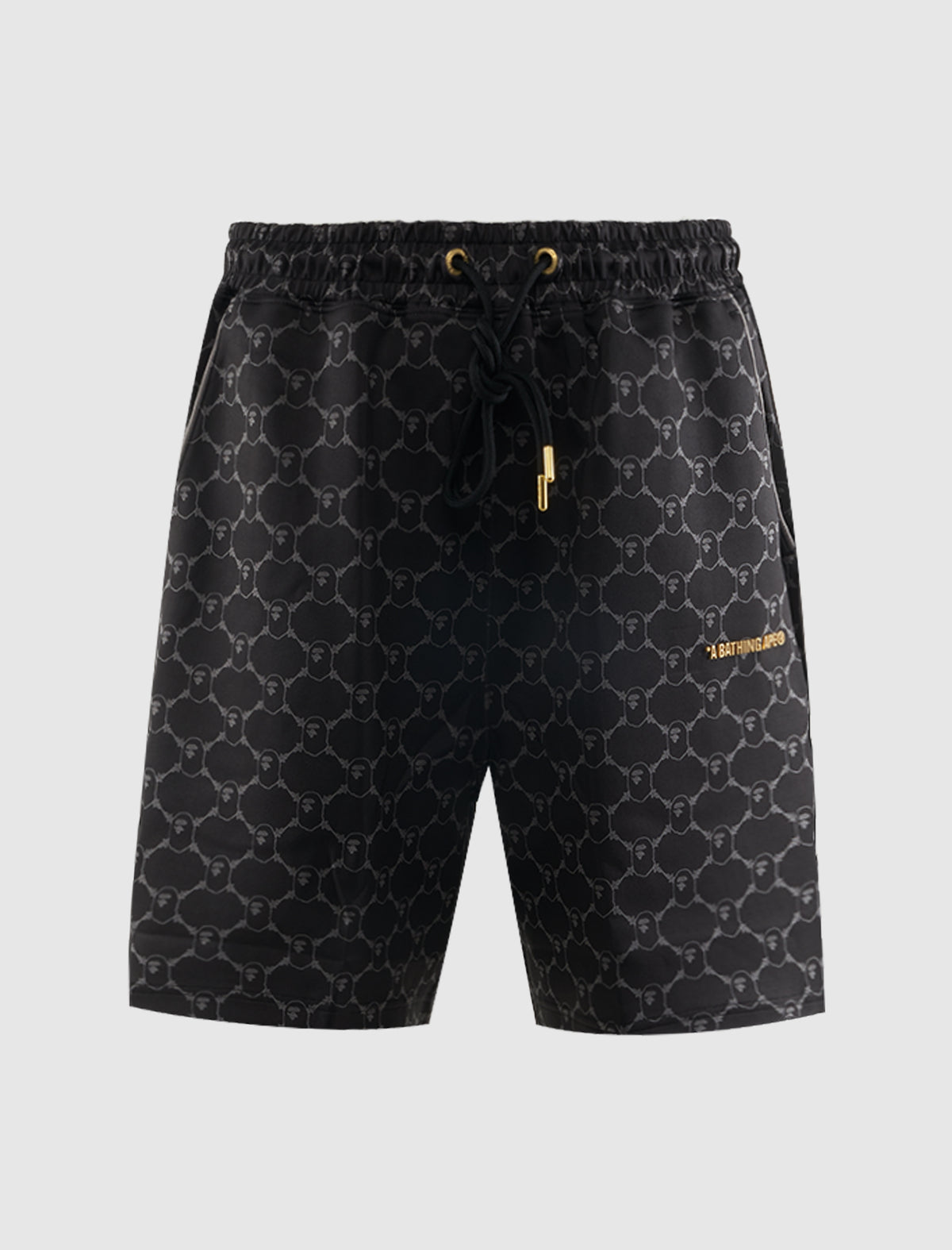 A BATHING APE COLLEGE MONGRAM SHORT