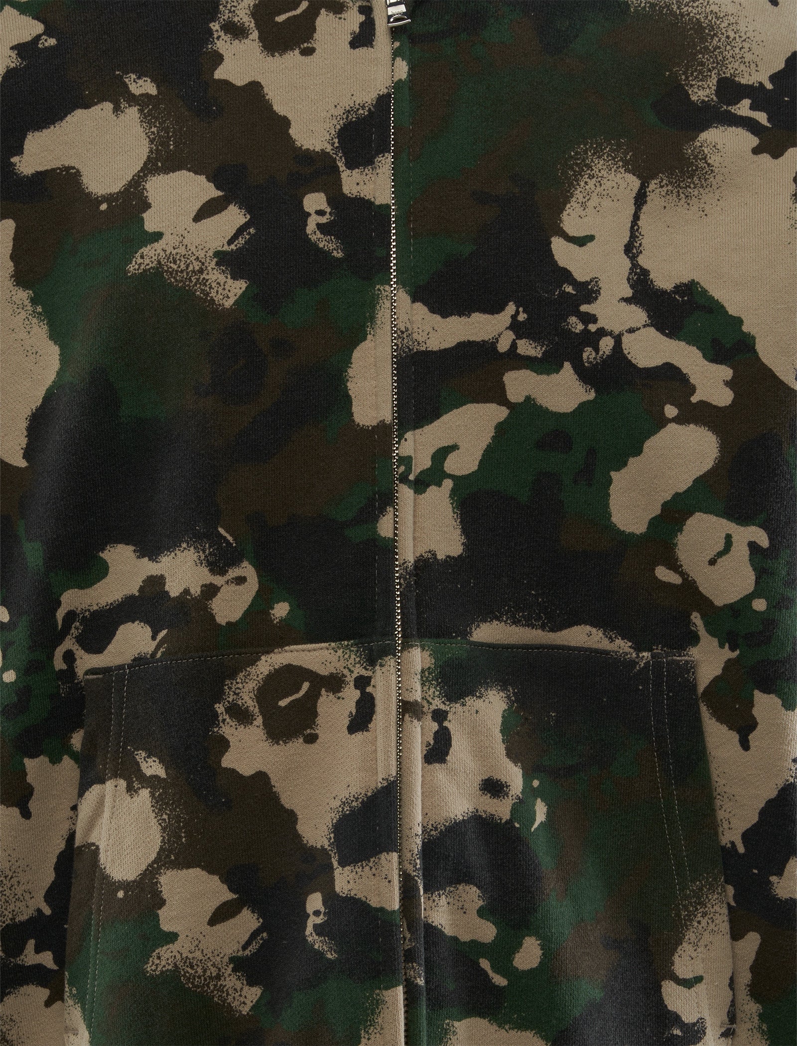 MAP CAMO FULL ZIP HOODIE