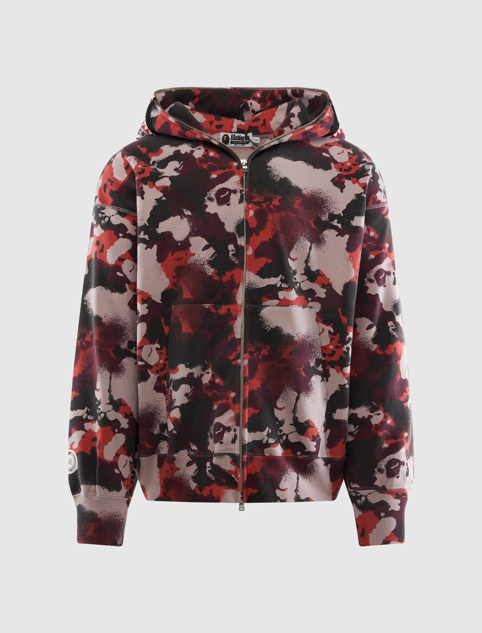 MAP CAMO FULL ZIP HOODIE