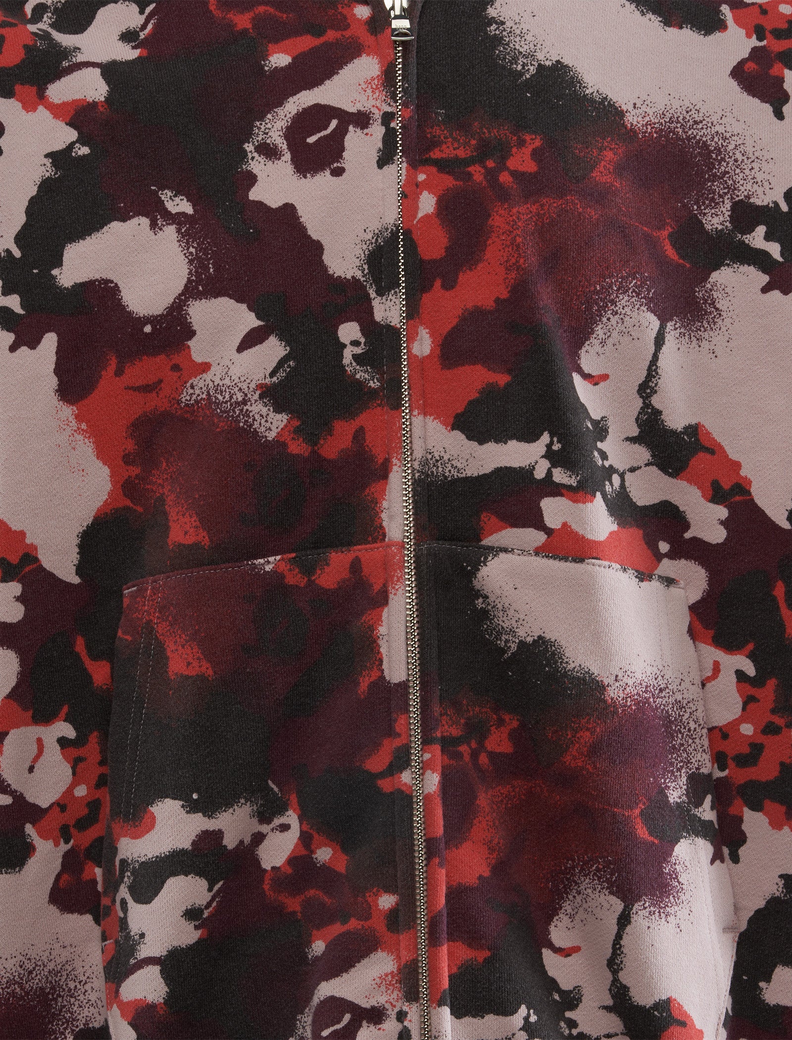 MAP CAMO FULL ZIP HOODIE