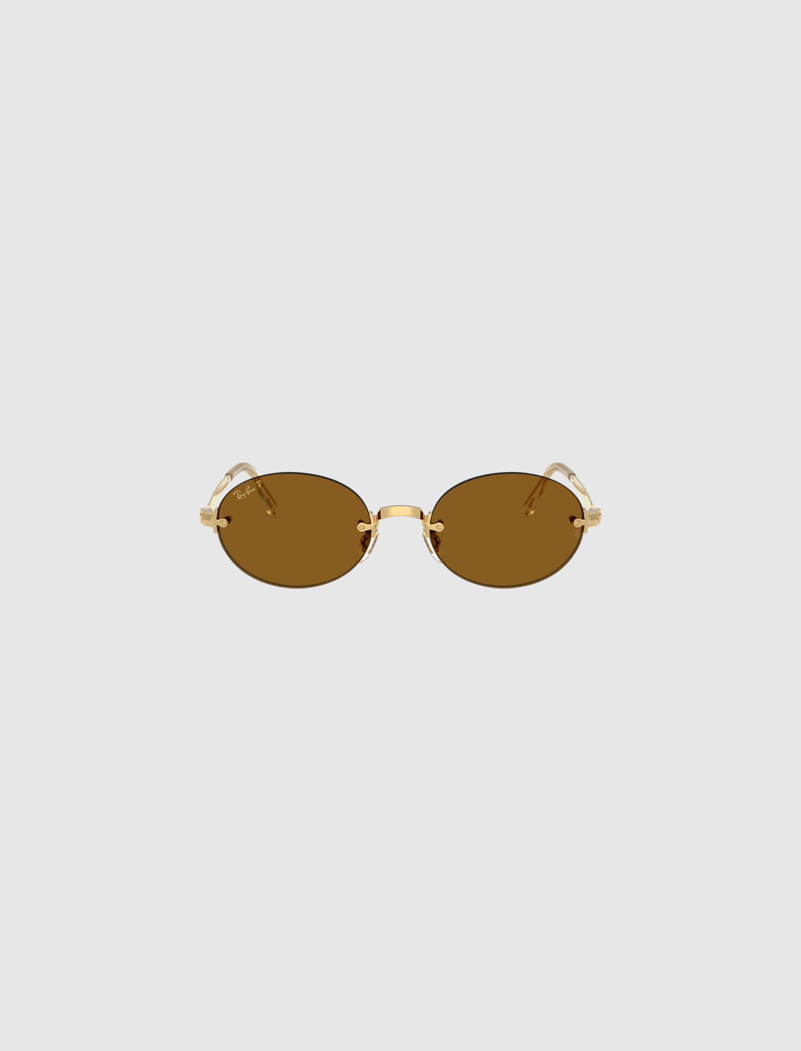 A$AP ROCKY x RAY-BAN RIMLESS SUNGLASSES (DARK BROWN LENS)