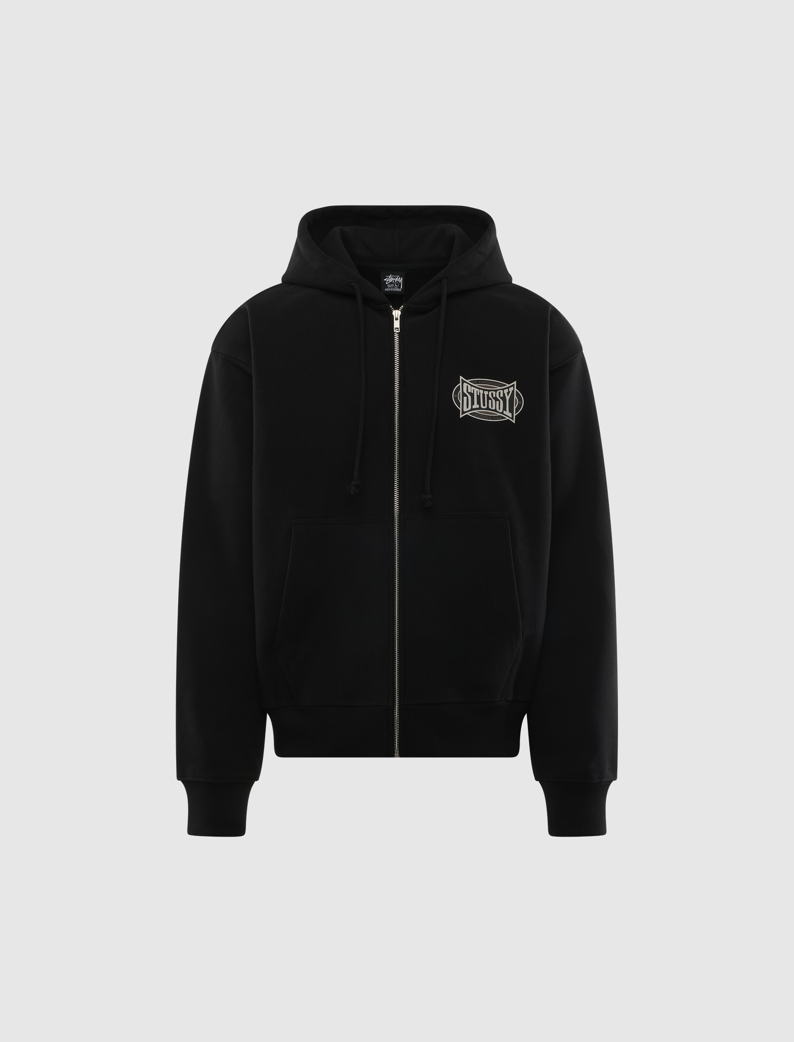 STÜSSY CHAMPION OVAL ZIP HOODIE STÜSSY CHAMPION OVAL ZIP HOODIE