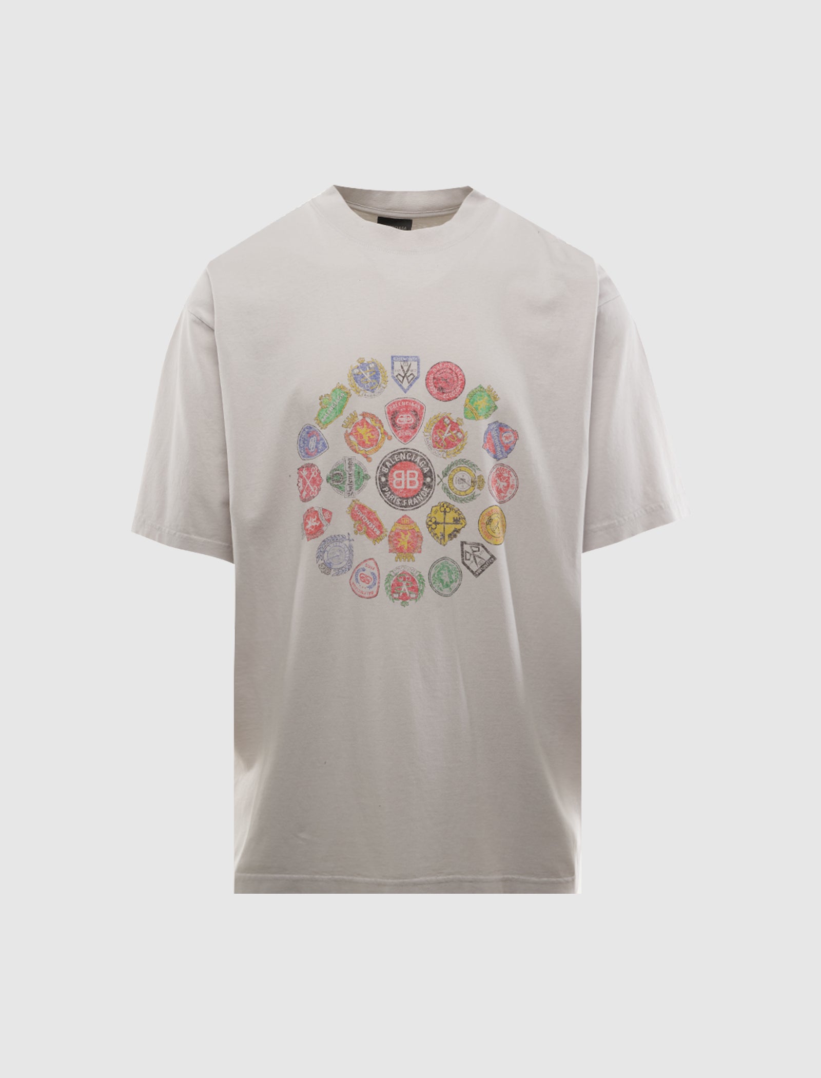 BALENCIAGA SPIRAL CREST T-SHIRT