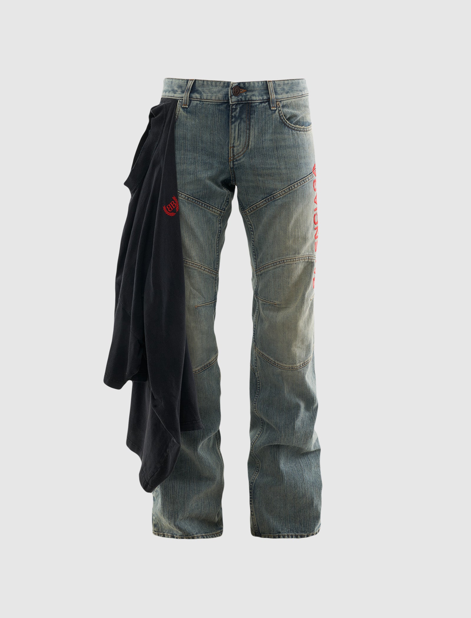 LAYERED LOW WAIST JEANS