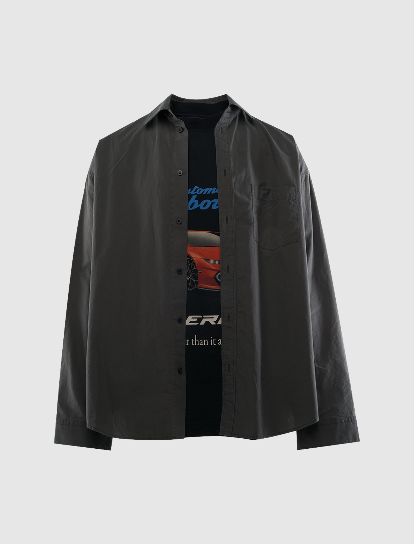 AUTOMOBILI LAMBORGHINI LAYERED SHIRT