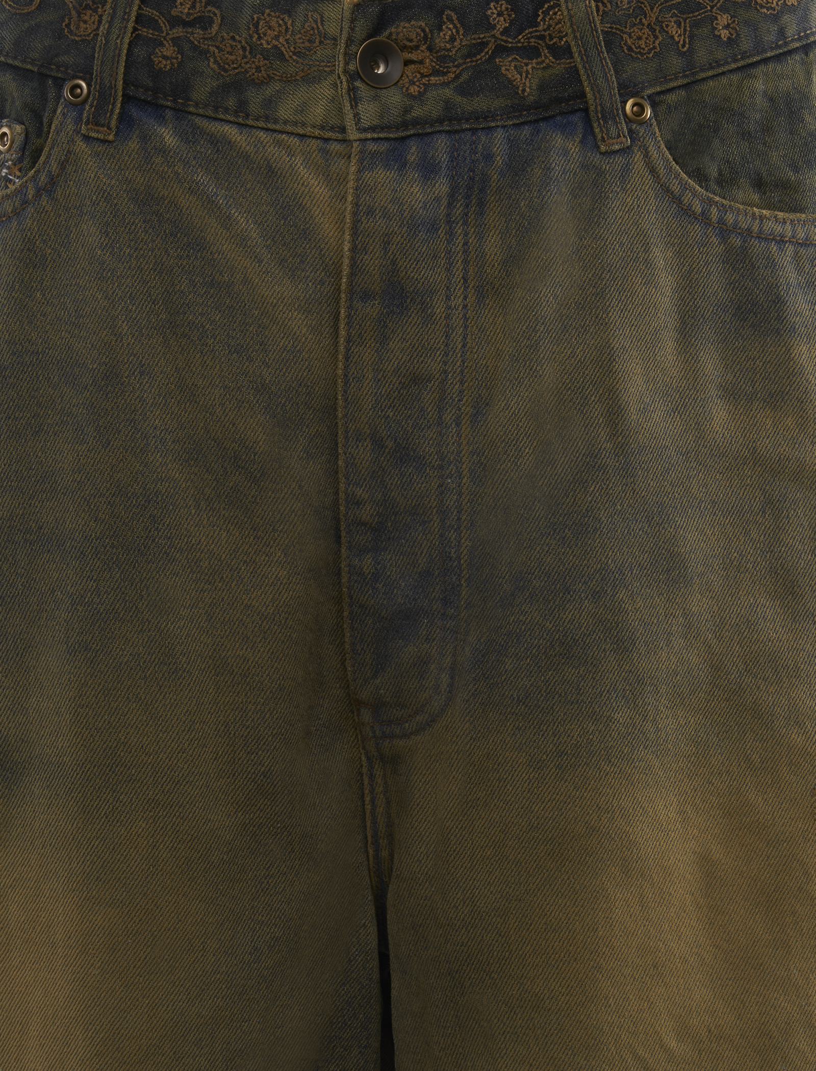 WAXED TWO-TONE DENIM
