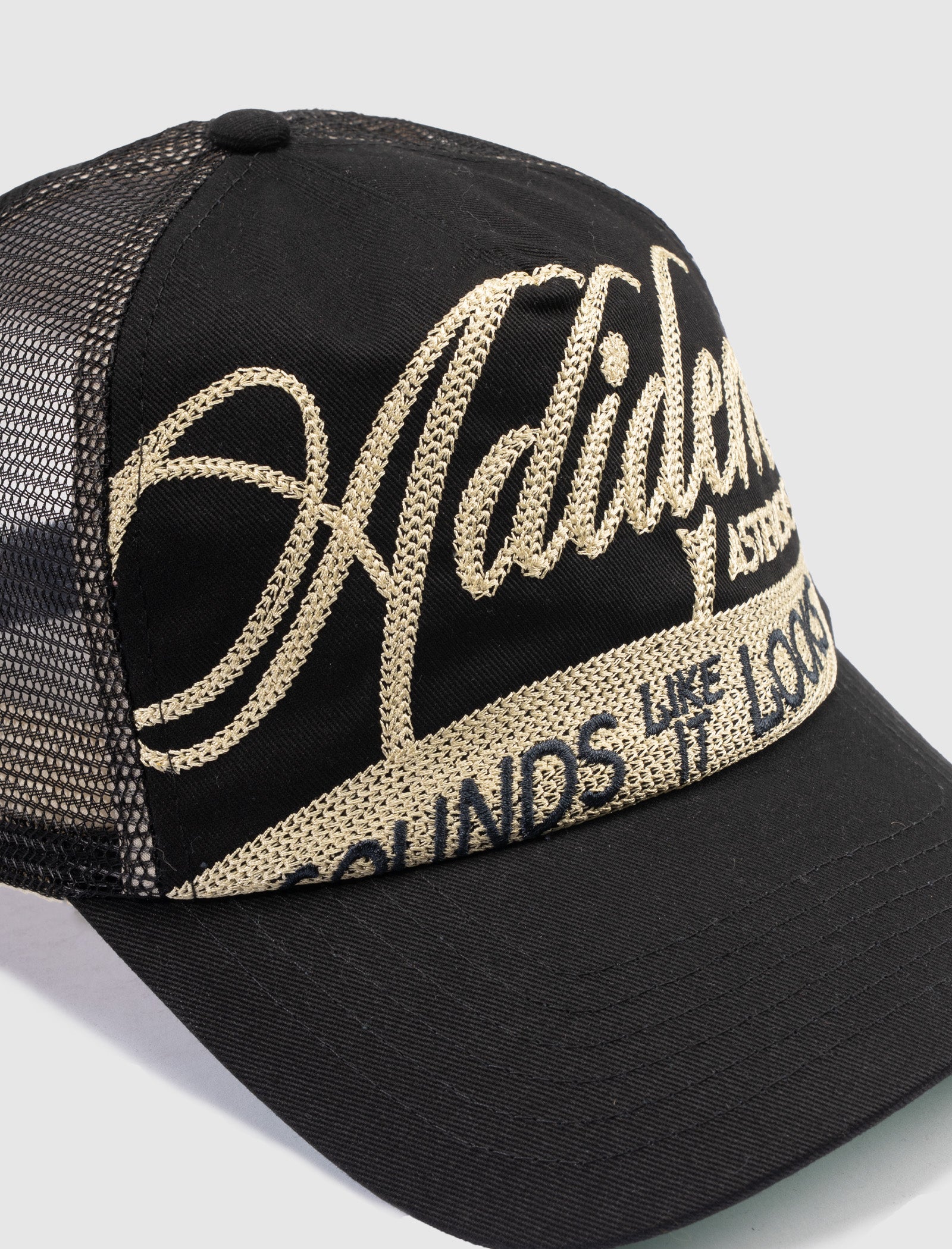 CURSIVE TRUCKER HAT