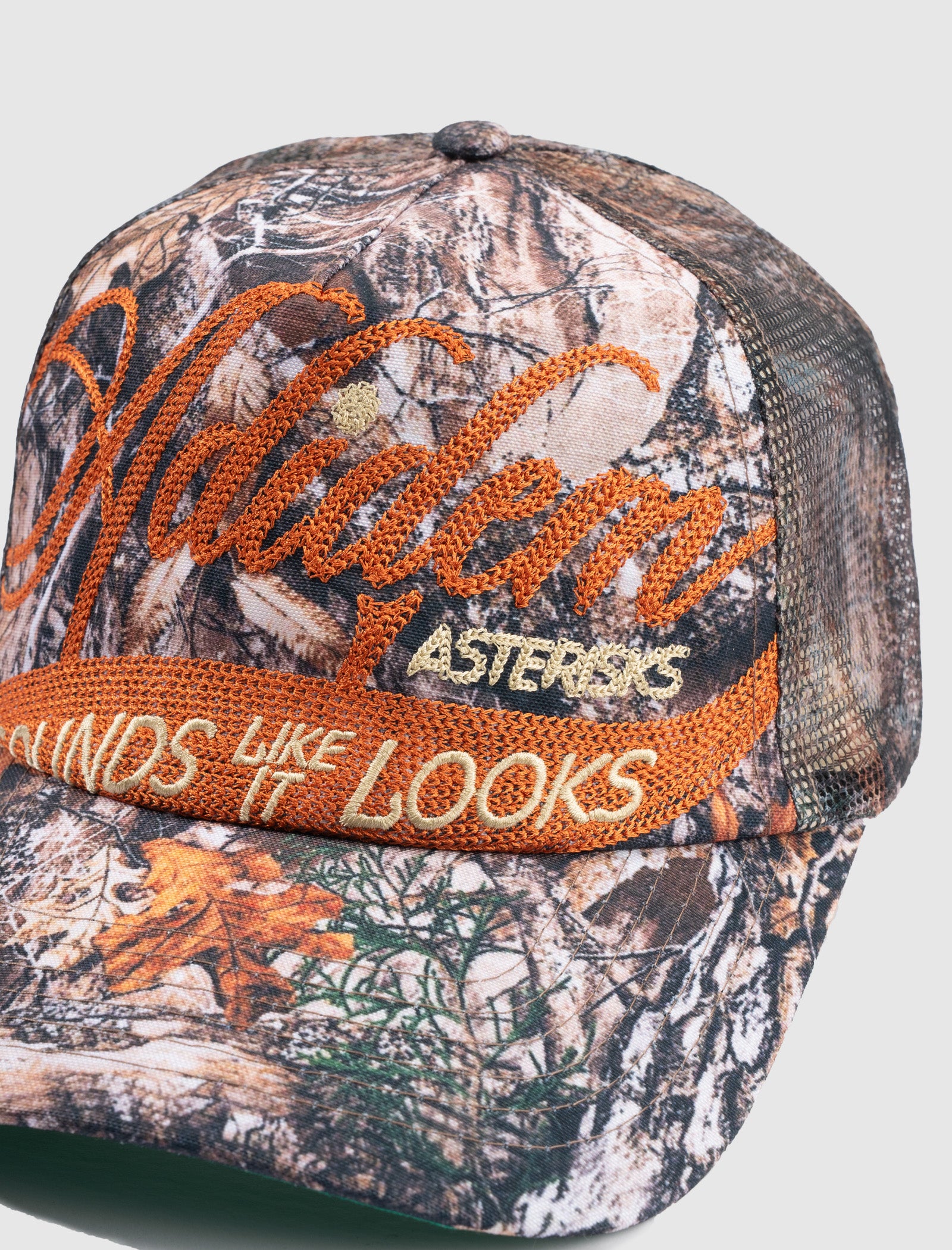CURSIVE TRUCKER HAT