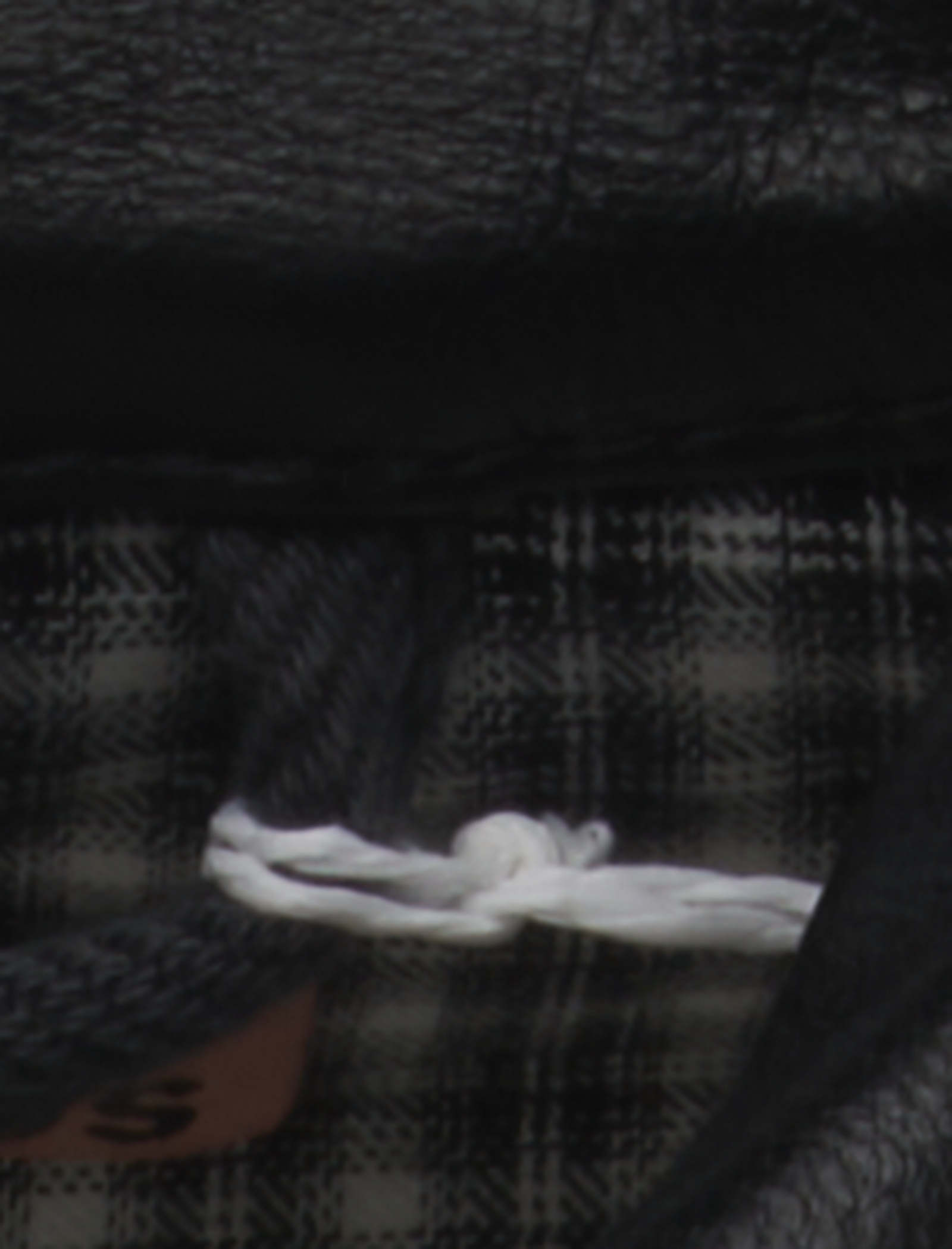 FADED DENIM BOMBER JACKET