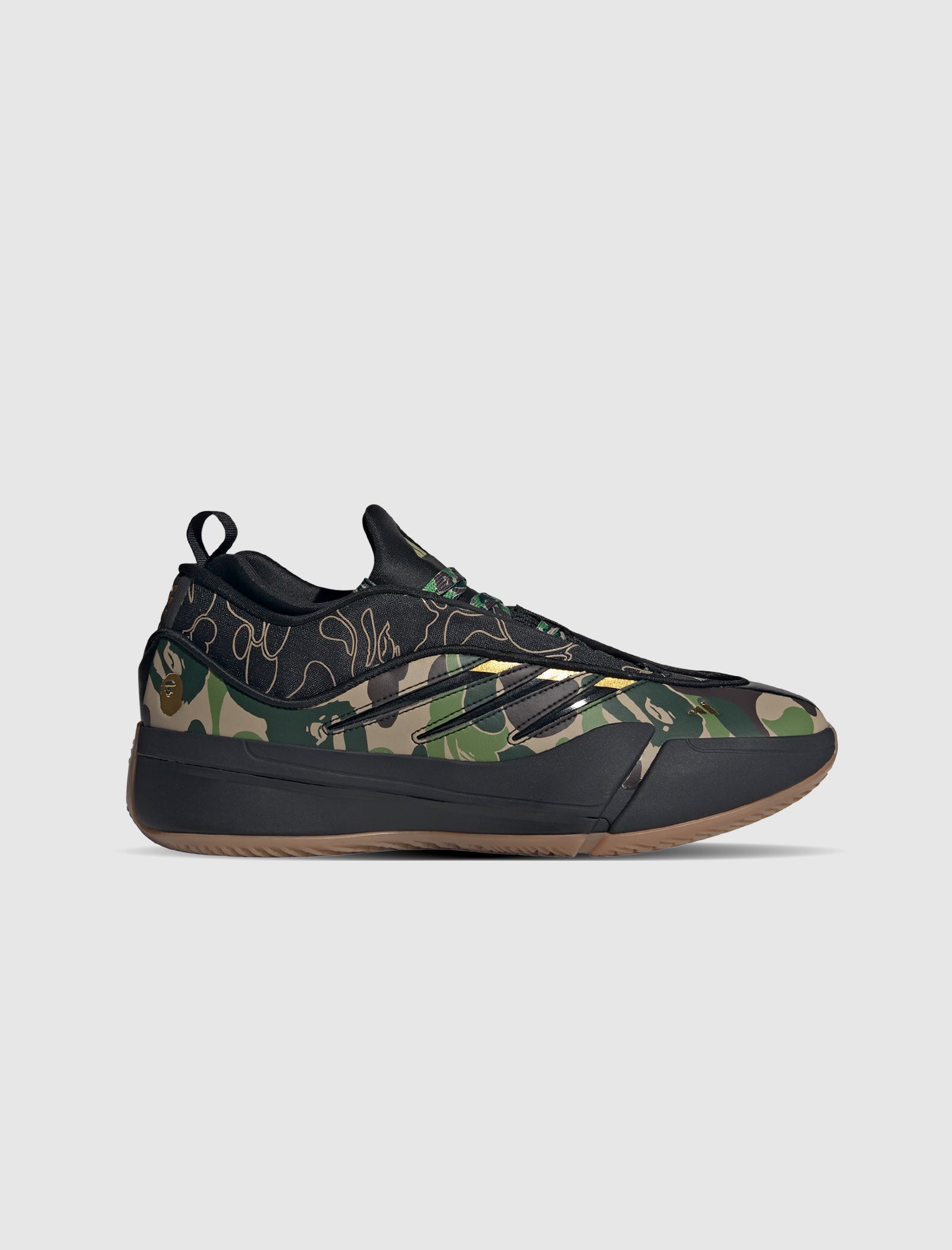 Adidas Bape X Dame Black/Multi Sneaker A Ma Maniere