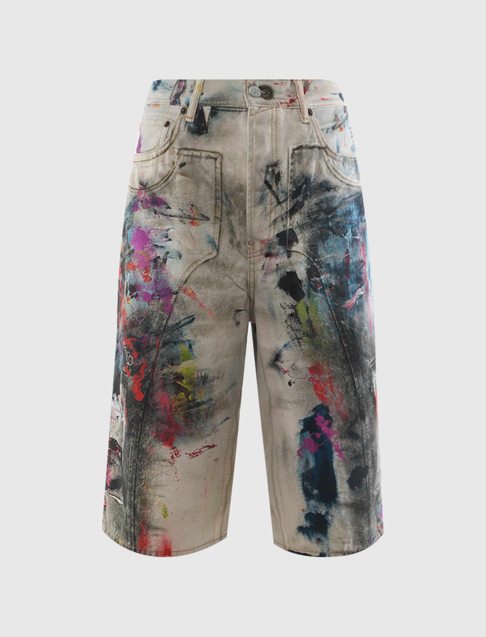 PAINTED TROUSER SHORT