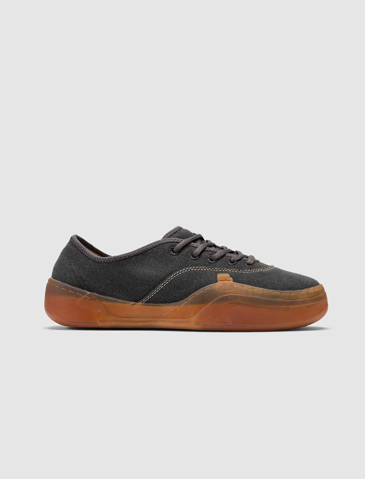 ERL Camino Low Skate Canvas Grey Lace Up Sneaker Men’s 12 US Chunky Gum Sole ERL Camino Low Skate Sneakers | ERL10SH01-B | SVD USA main image 4