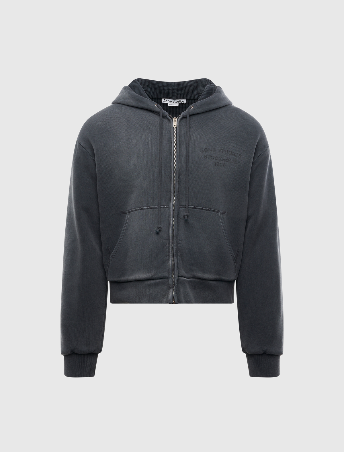 ACNE STUDIOS SPRAYED ZIP HOODIE