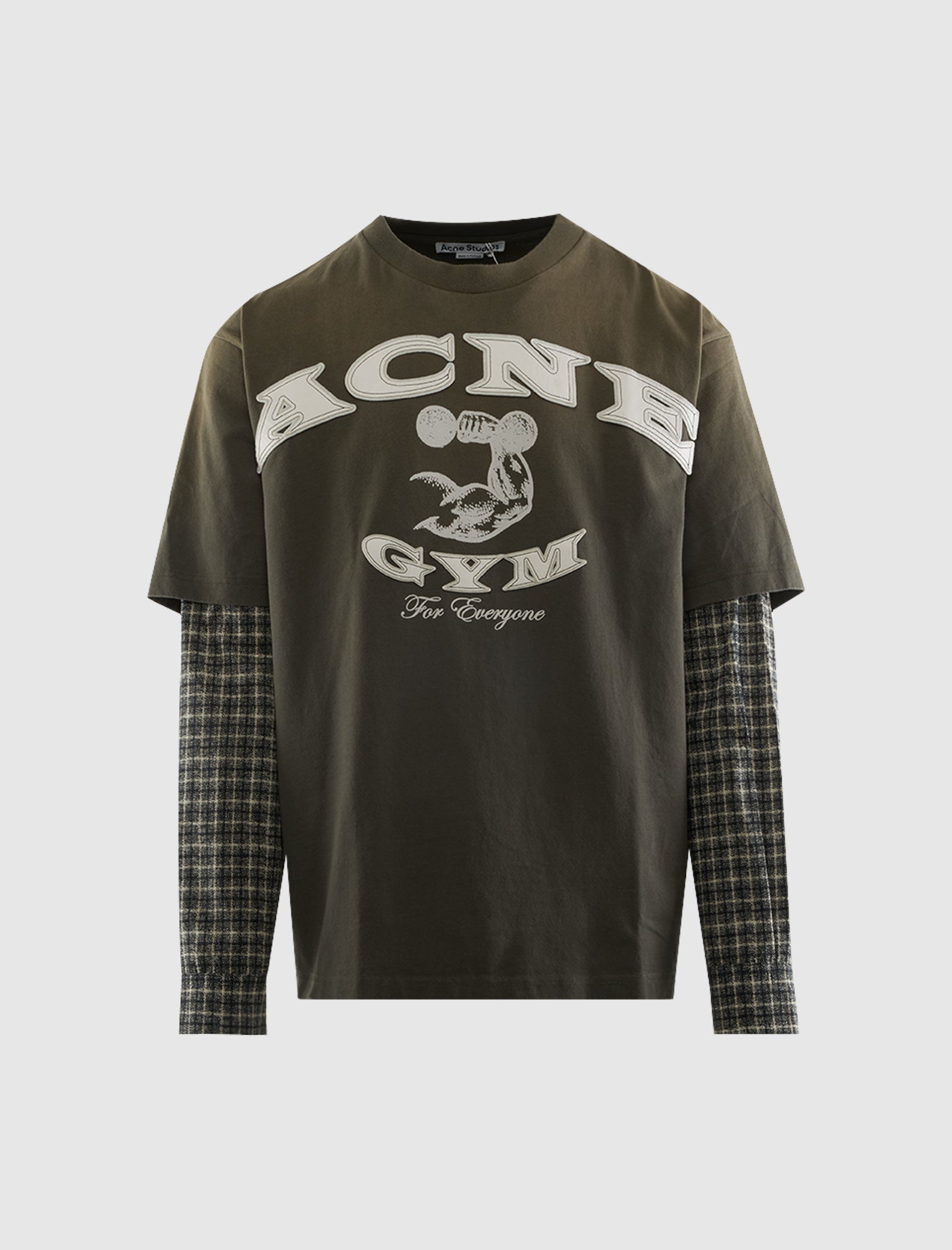 ACNE STUDIOS LAYERED LOGO T-SHIRT