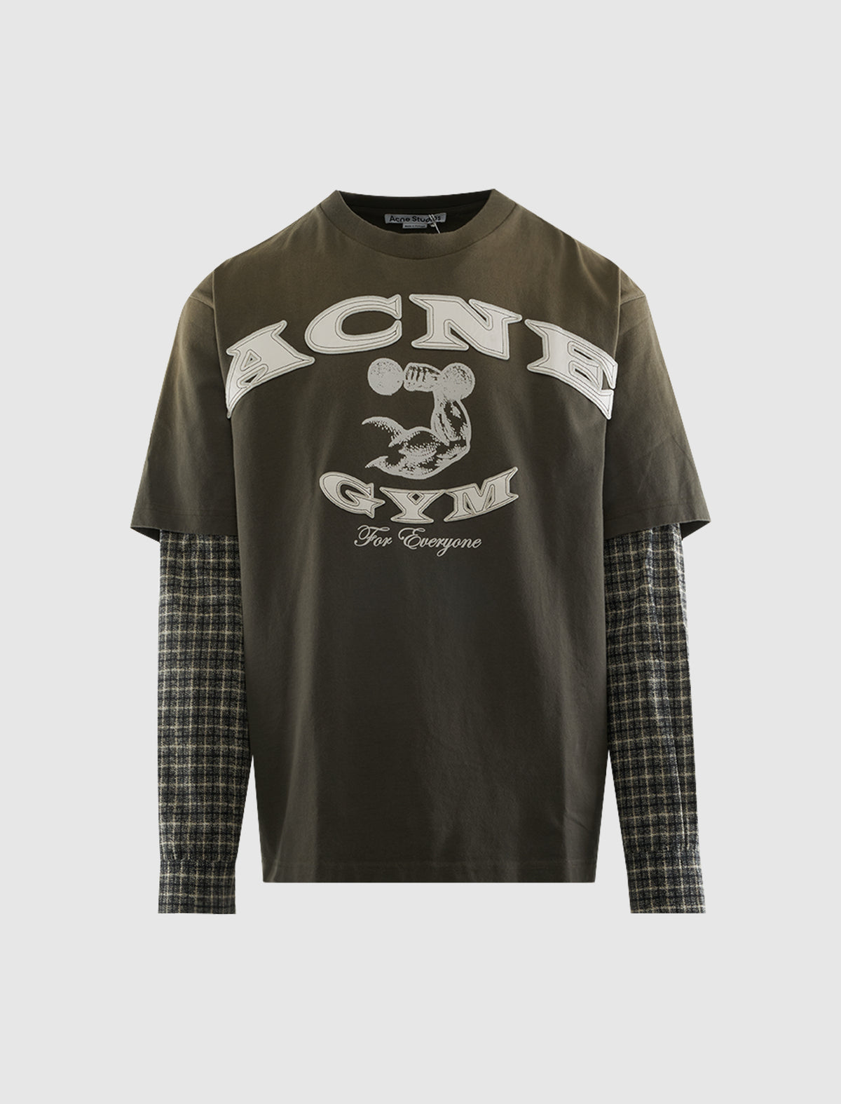 ACNE STUDIOS LAYERED LOGO T-SHIRT