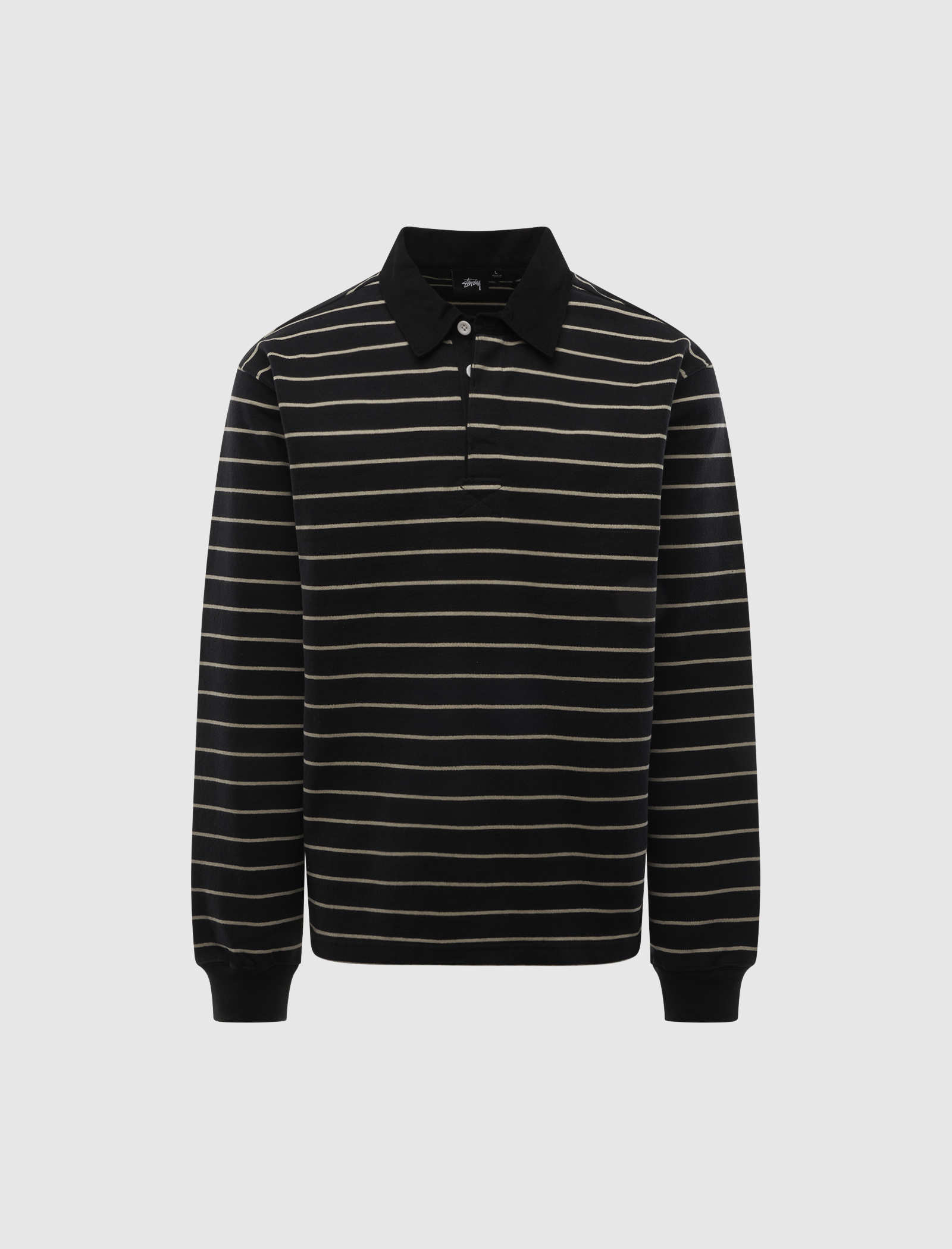 STÜSSY PIN STRIPED RUGBY