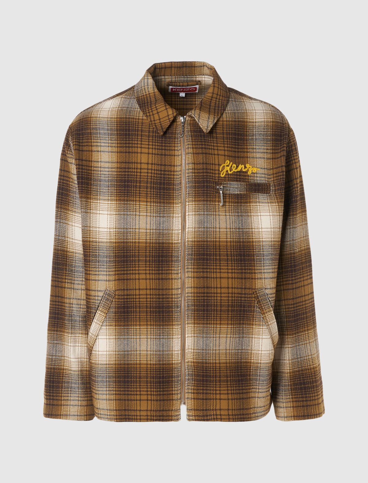 KENZO LIGHTWEIGHT CHEQUERED JACKET