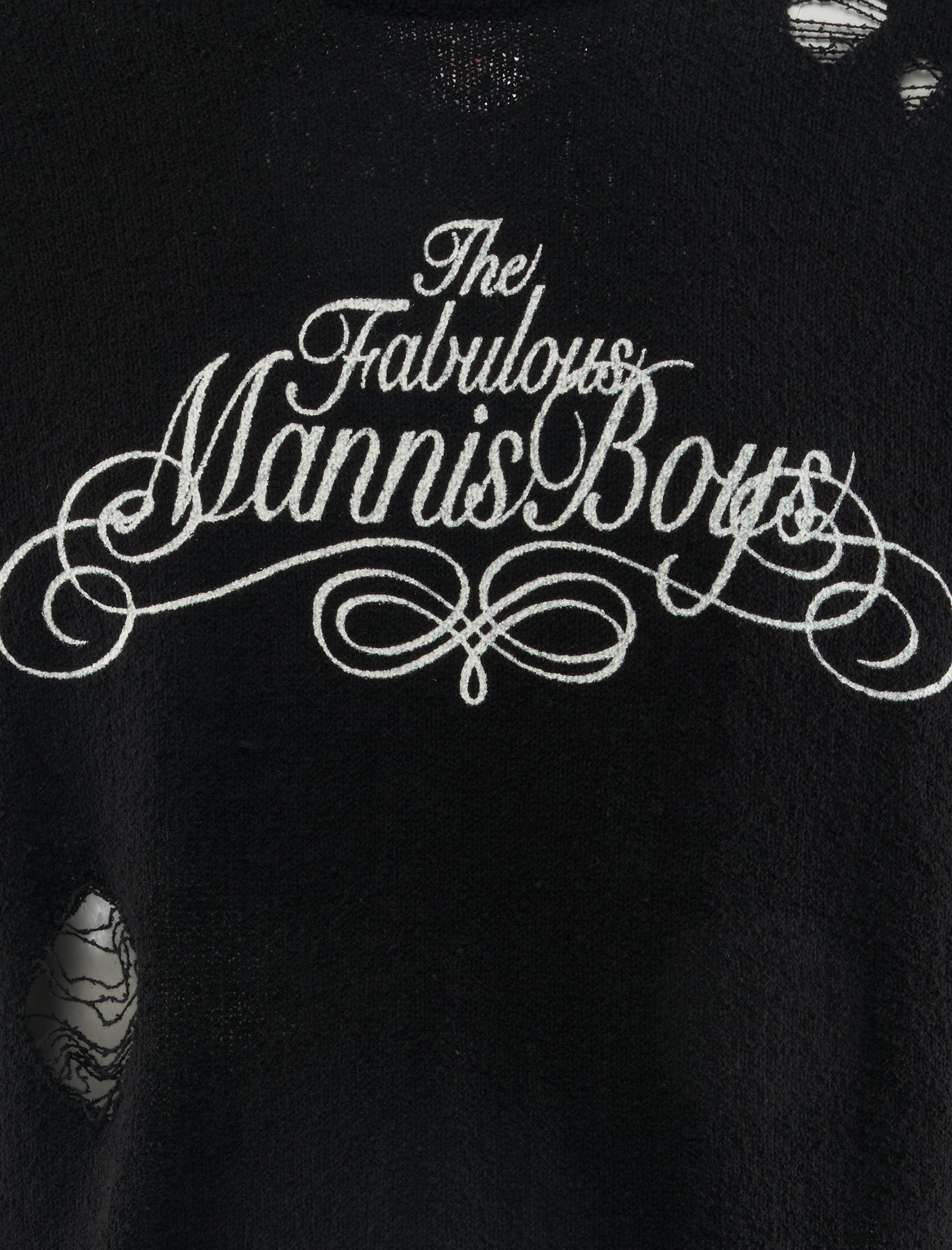 KAMIYA DISTRESSED KNIT SHRT