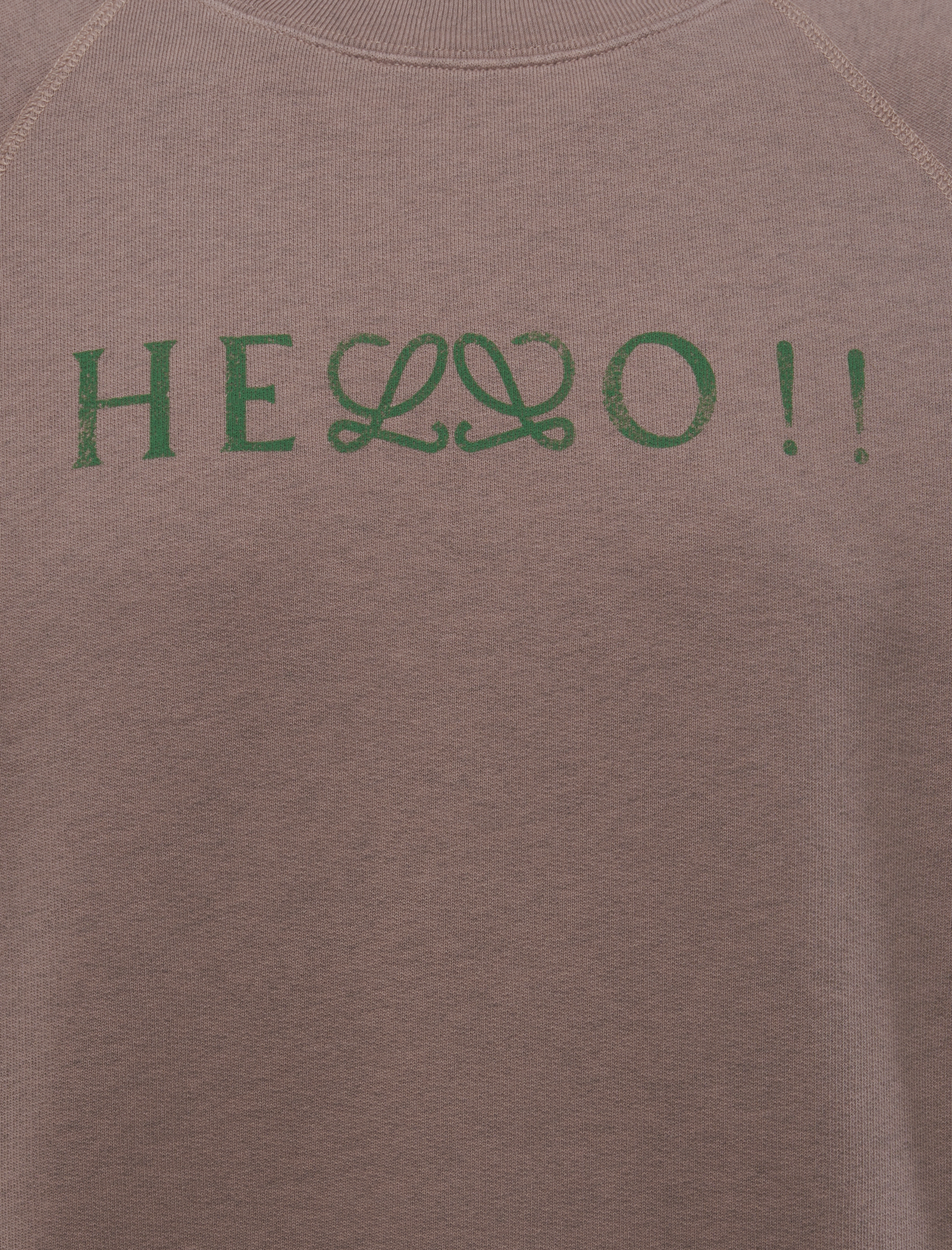 SHORT SLEEVE SWEATSHIRT