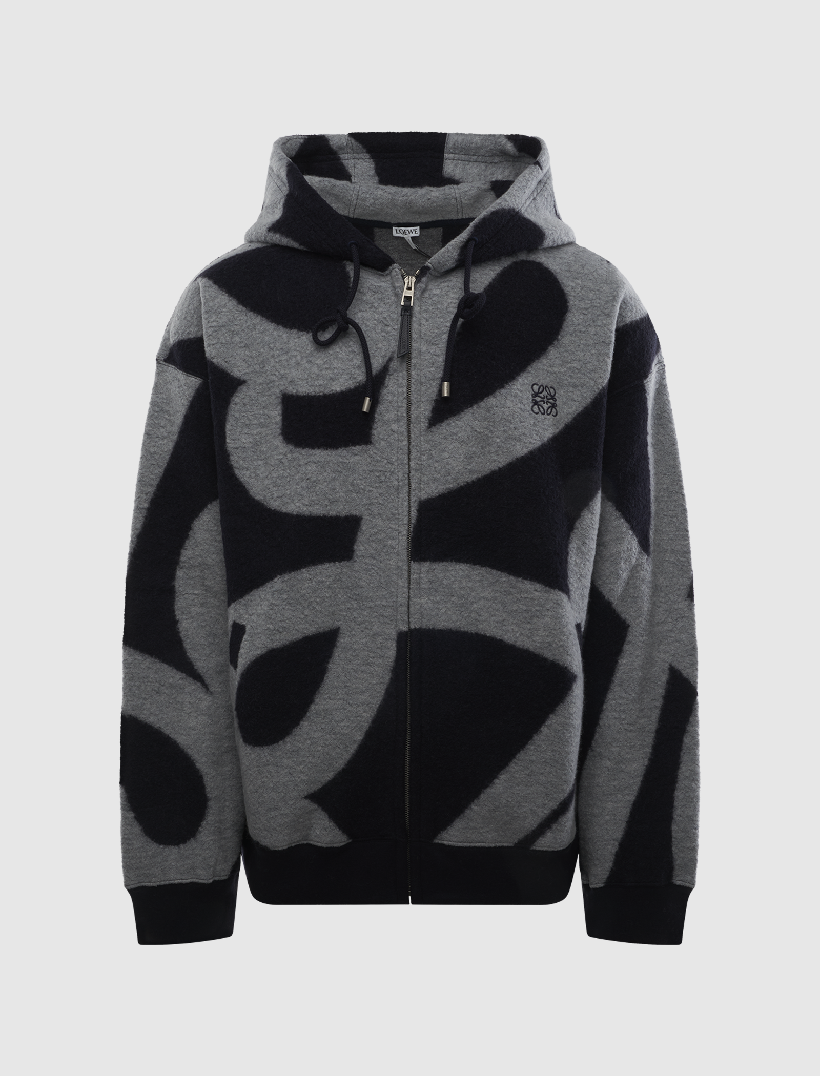 トップス LOEWE 22SS LOEWE NEON HOODIE H526Y25X05 LOEWE ZIP-UP HOODIE