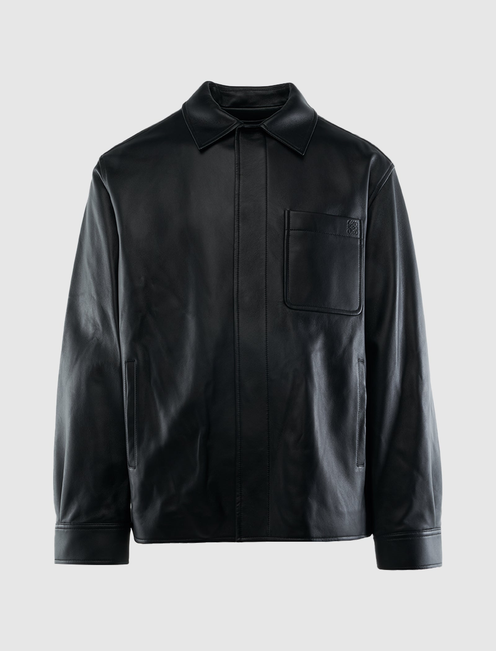 LEATHER OVERSHIRT