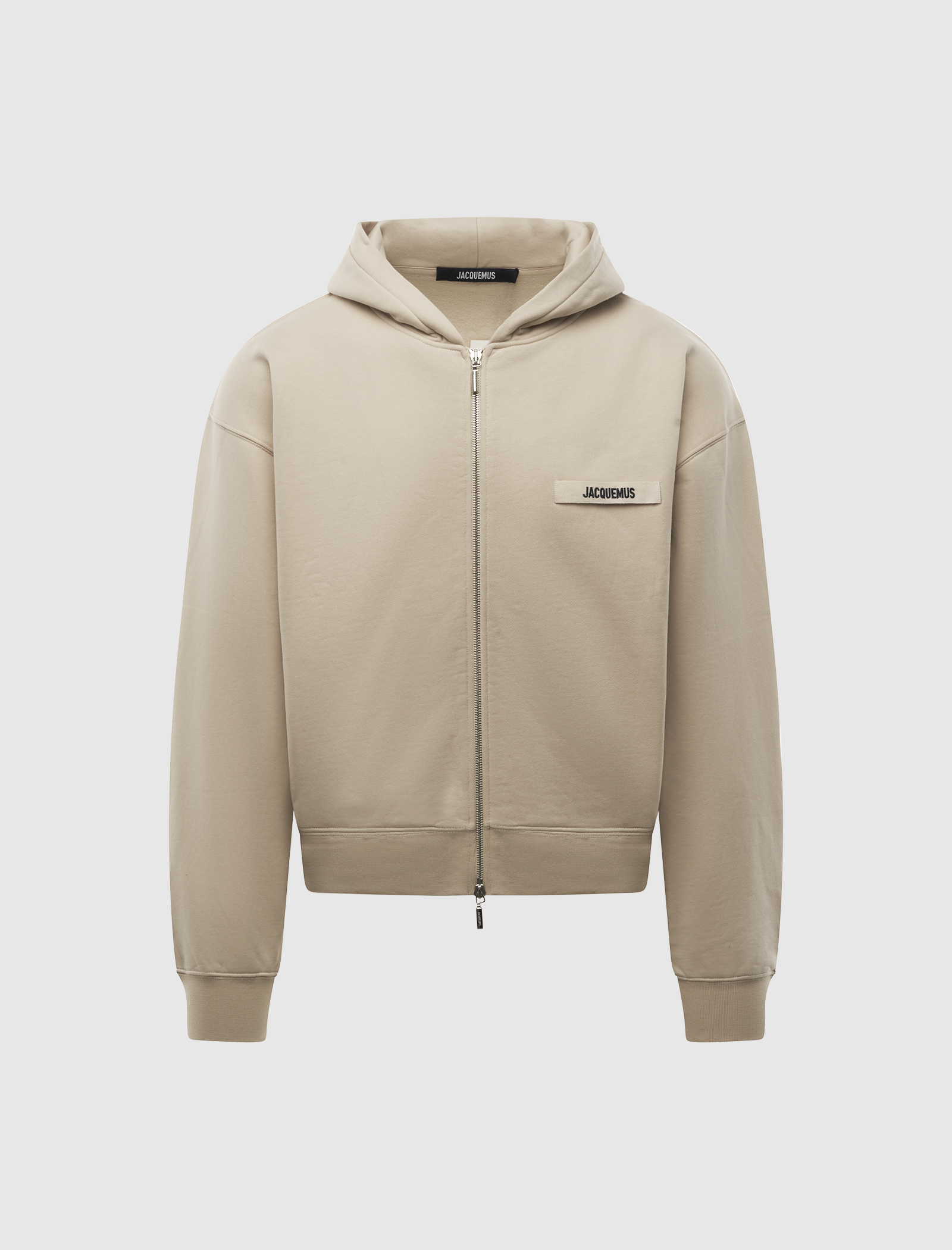LE HOODIE ZIP GROS GRAIN