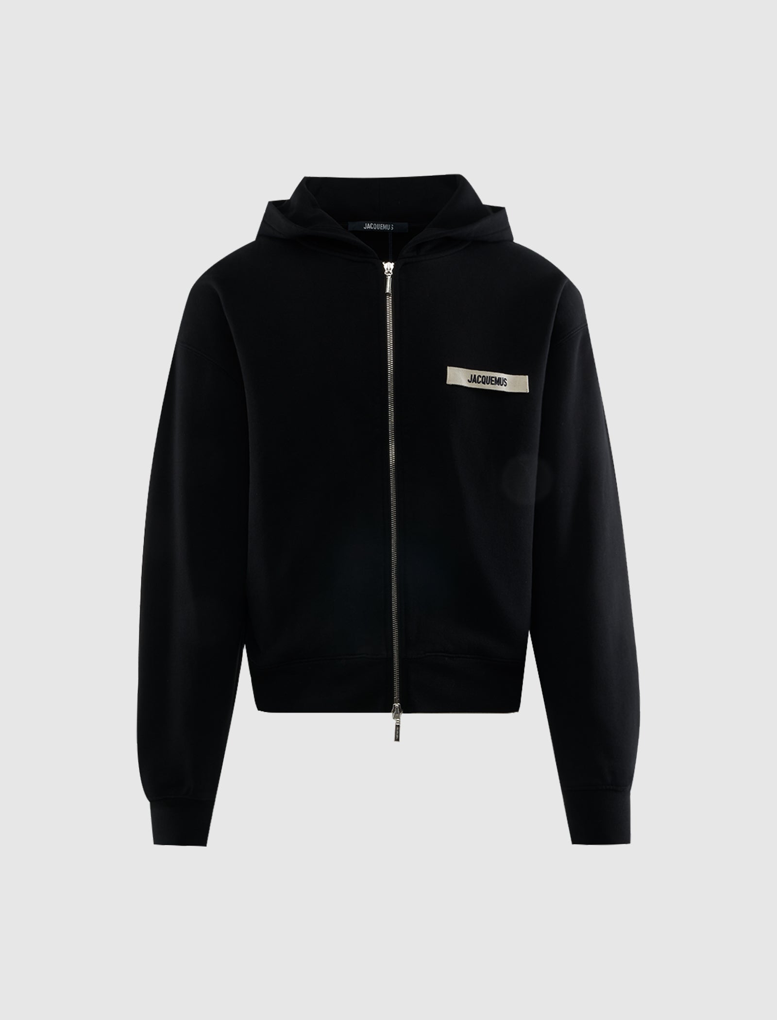 LE HOODIE ZIP GROS GRAIN