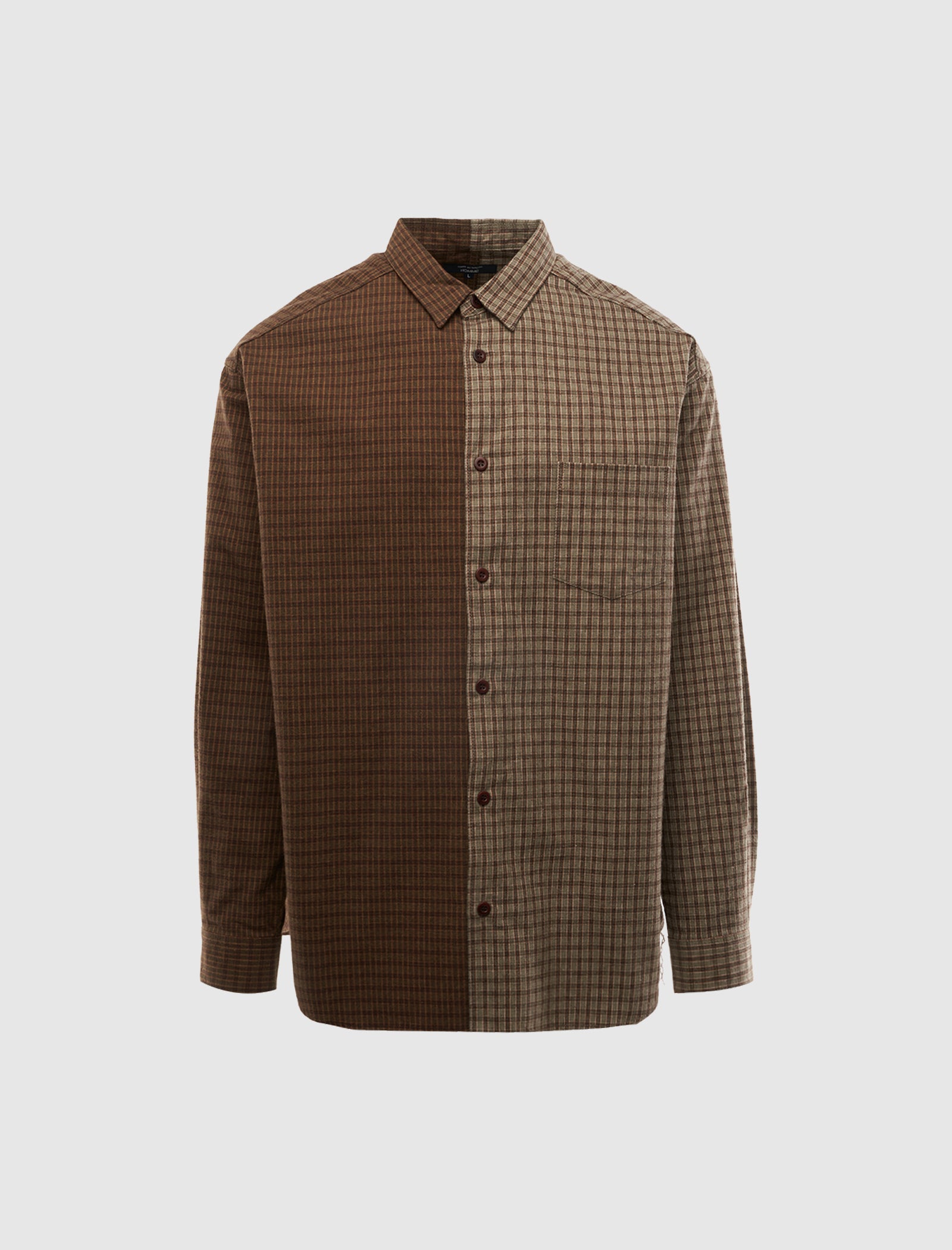 CDG HOMME DOUBLE CHECK SHIRT