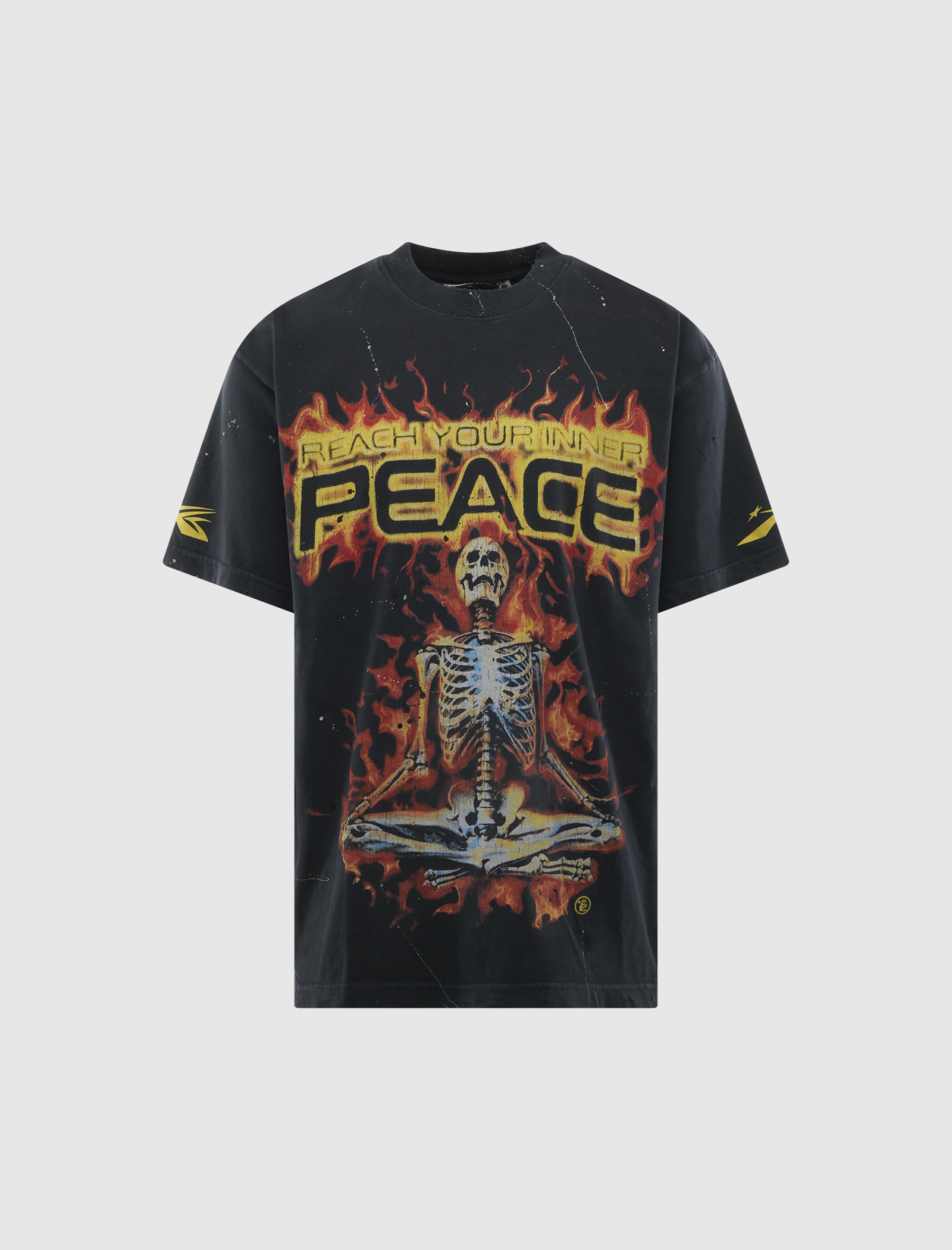 HELLSTAR INNER PEACE SKELETON TEE