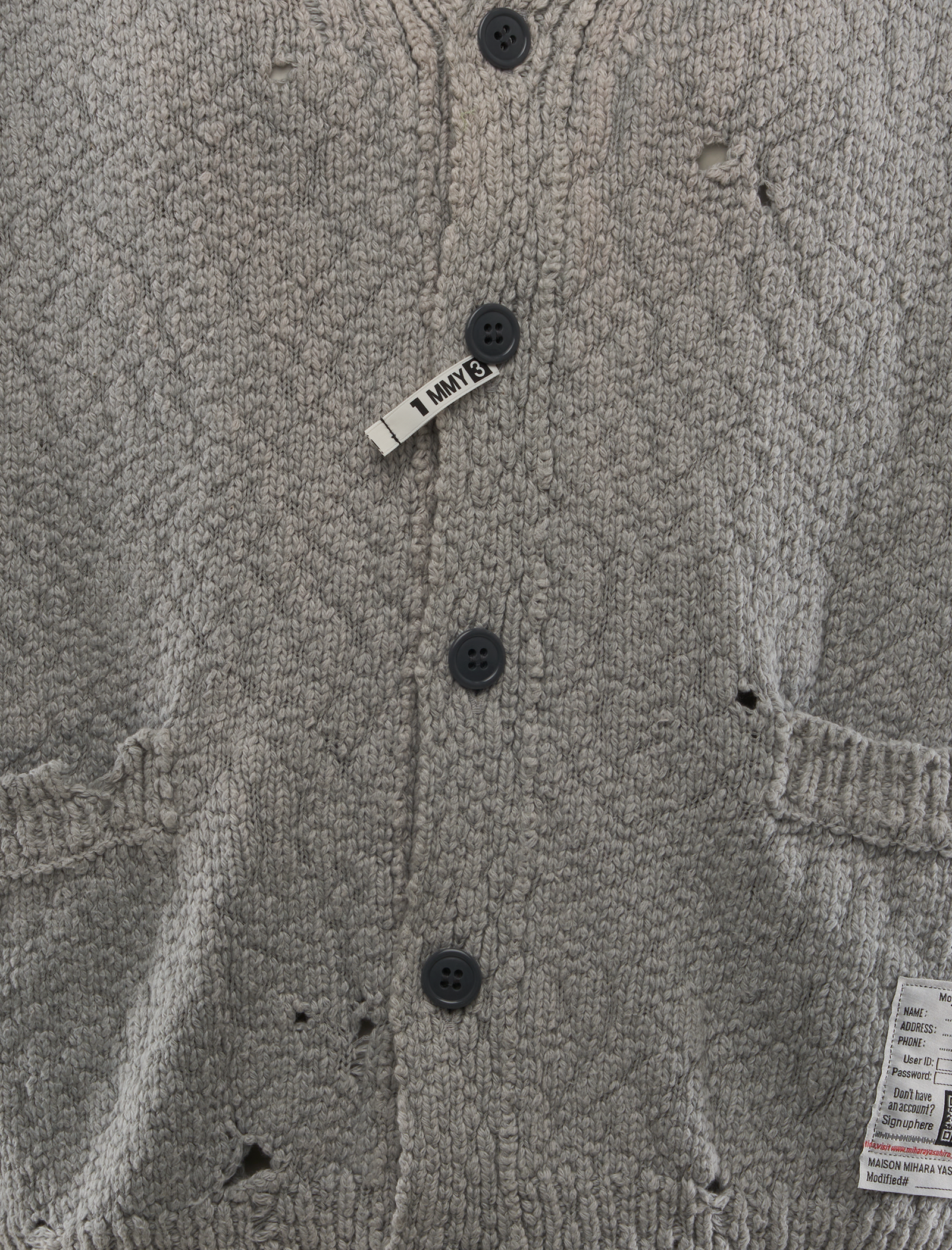 SUN FADED KNIT CARDIGAN