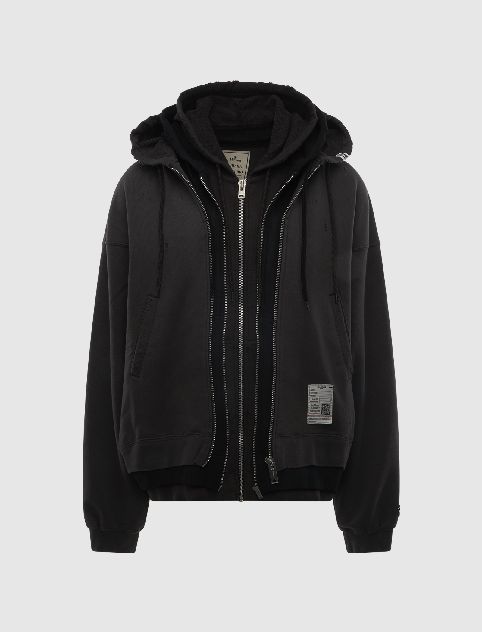 puma×mihara yasuhiro hoodie parka MAISON MIHARA YASUHIRO TRIPLE LAYERED PARKA