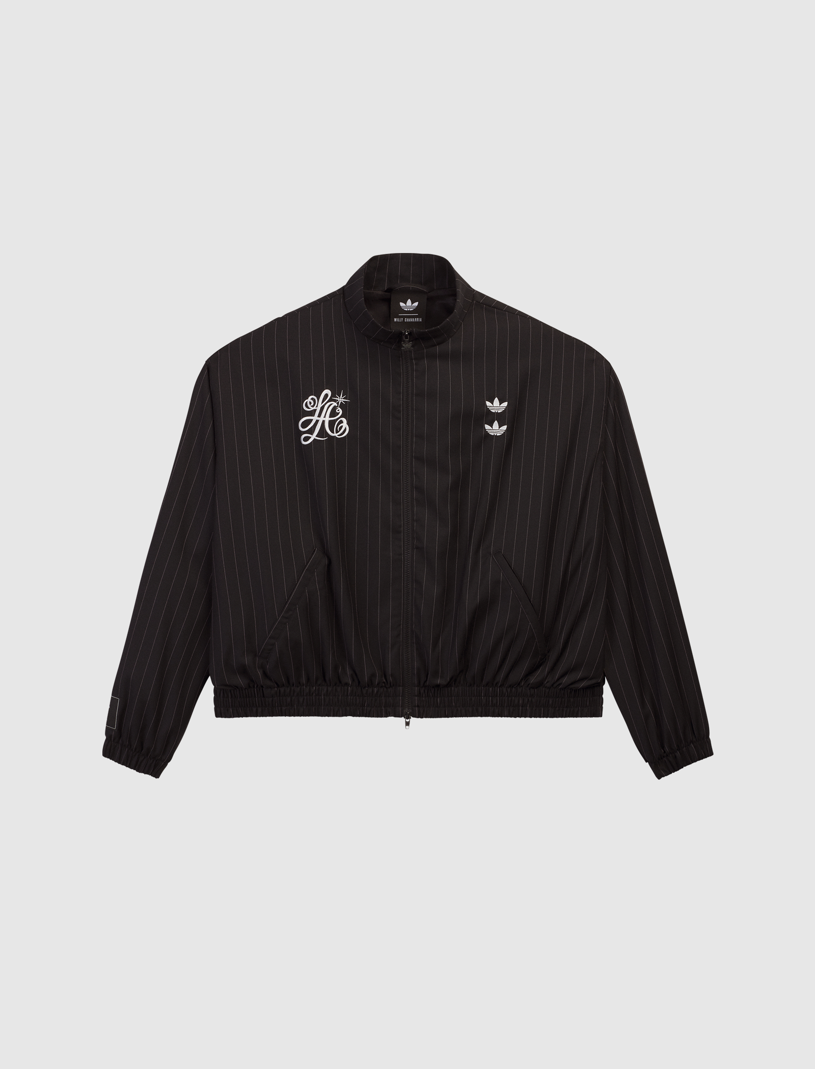 ジャケット・アウター XS ADIDAS WILLY CHAVARRIA STRIPE JACKET adidas Originals x Willy Chavarria Pinstripe Striped Boxy Men's Track