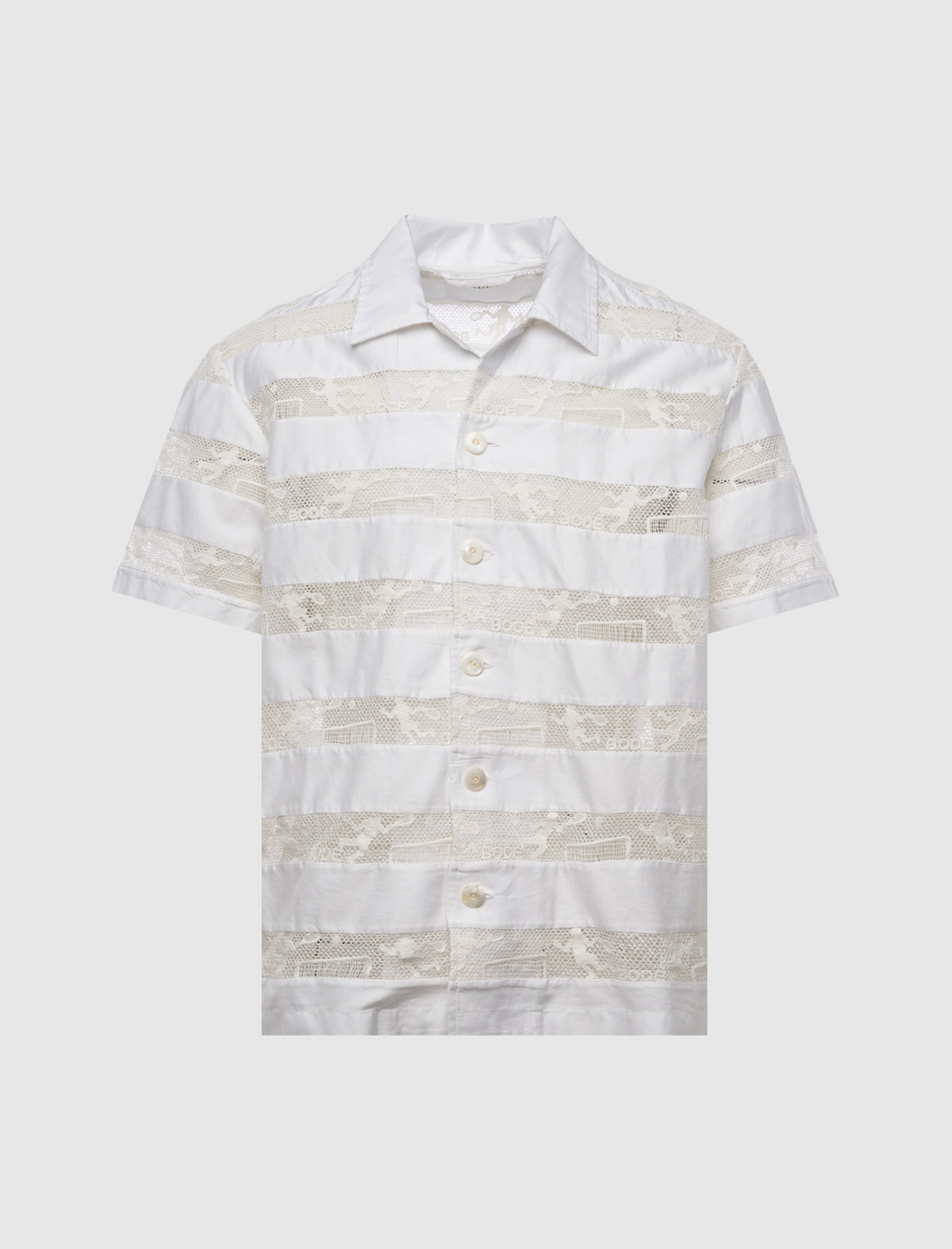 BODE NEW YORK TENNIS LACE SHIRT