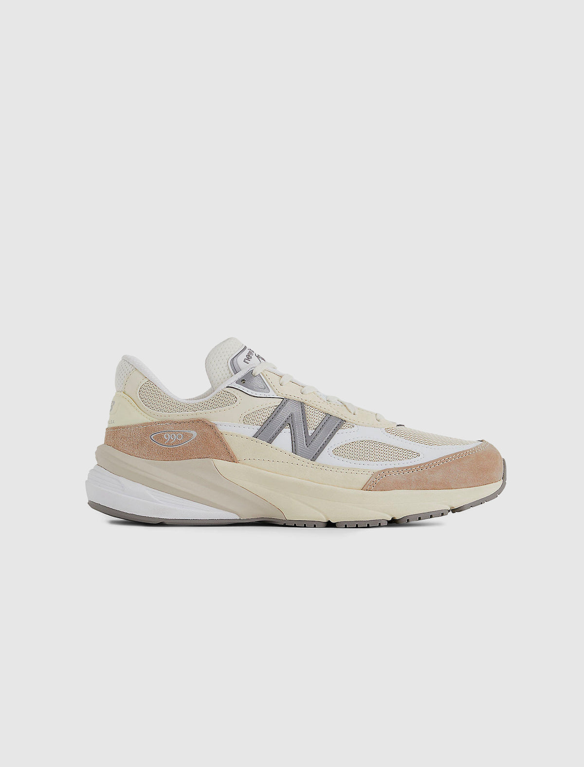 990 V6 Made In USA Cream/White NB Kicks | A Ma Maniere