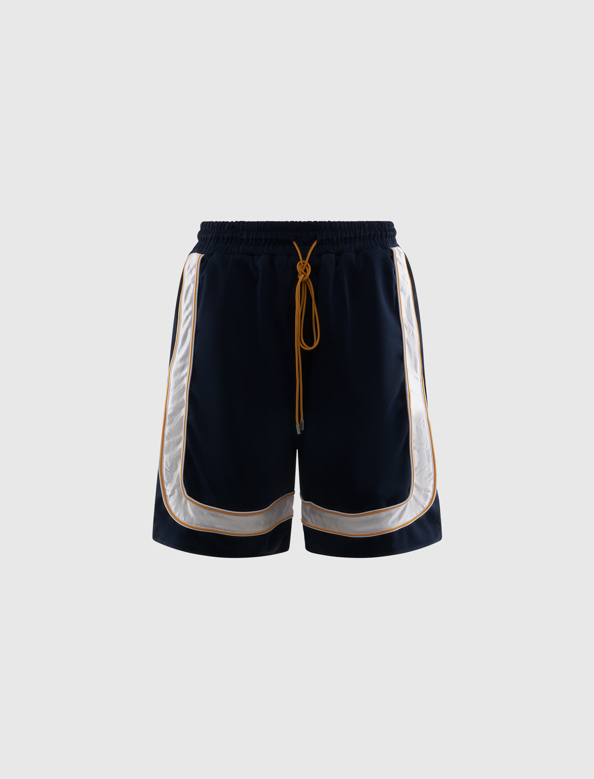 RHUDE MESH PIPING BAGGY TRACK SHORT display picture 3