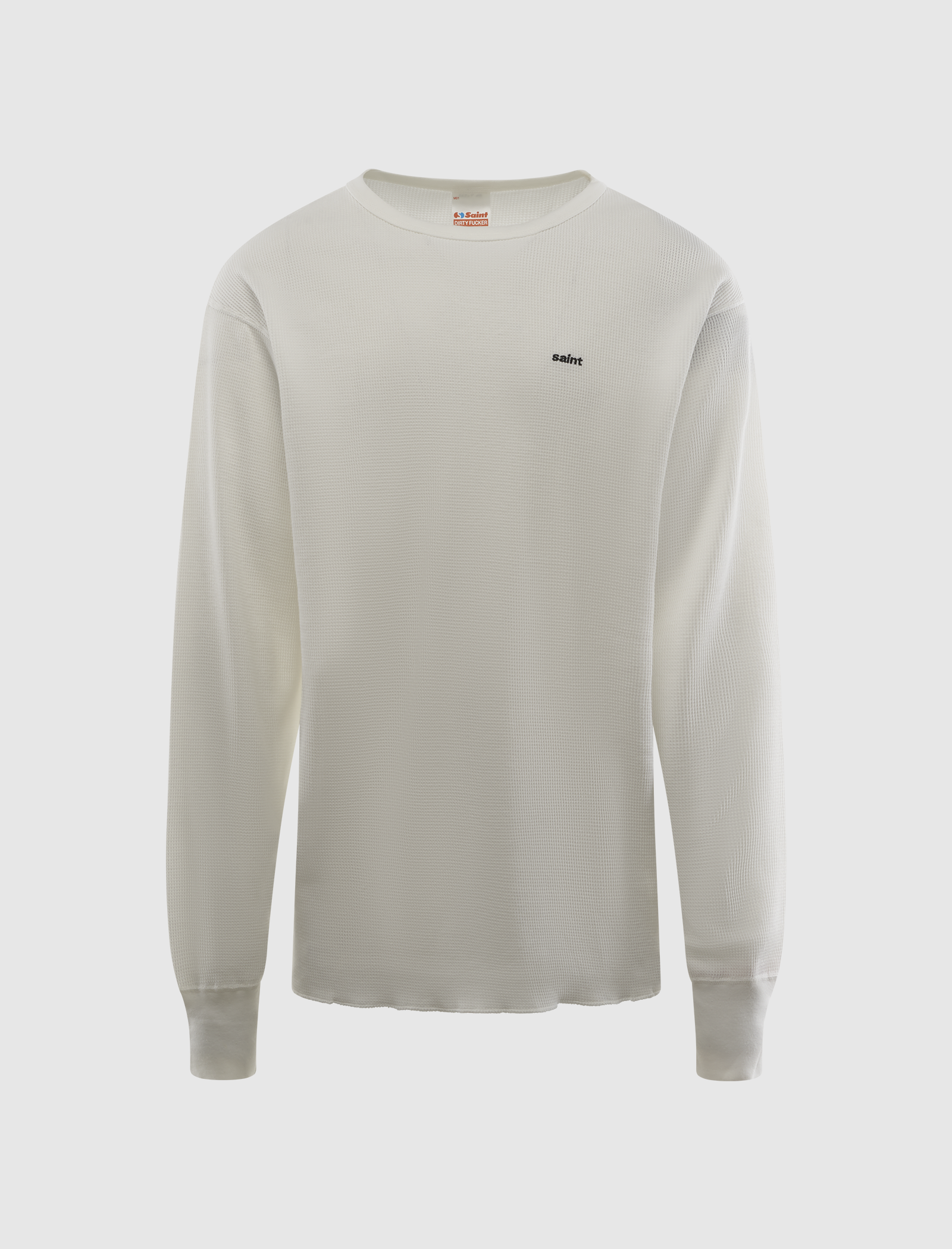 LIFEMANIA LM SERIES S/S TEE（WHITE） M SAINT MICHAEL THERMAL LONG SLEEVE TEE