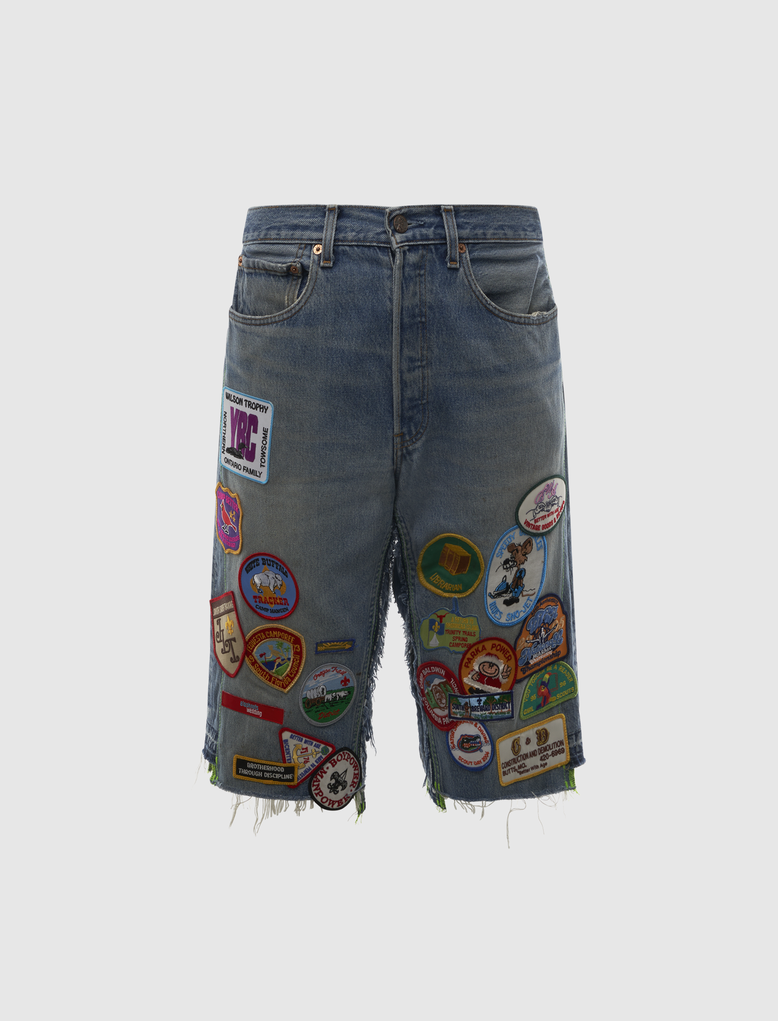 GENTLEMEN'S TRIPLE-WIDE LONG DENIM SHORT