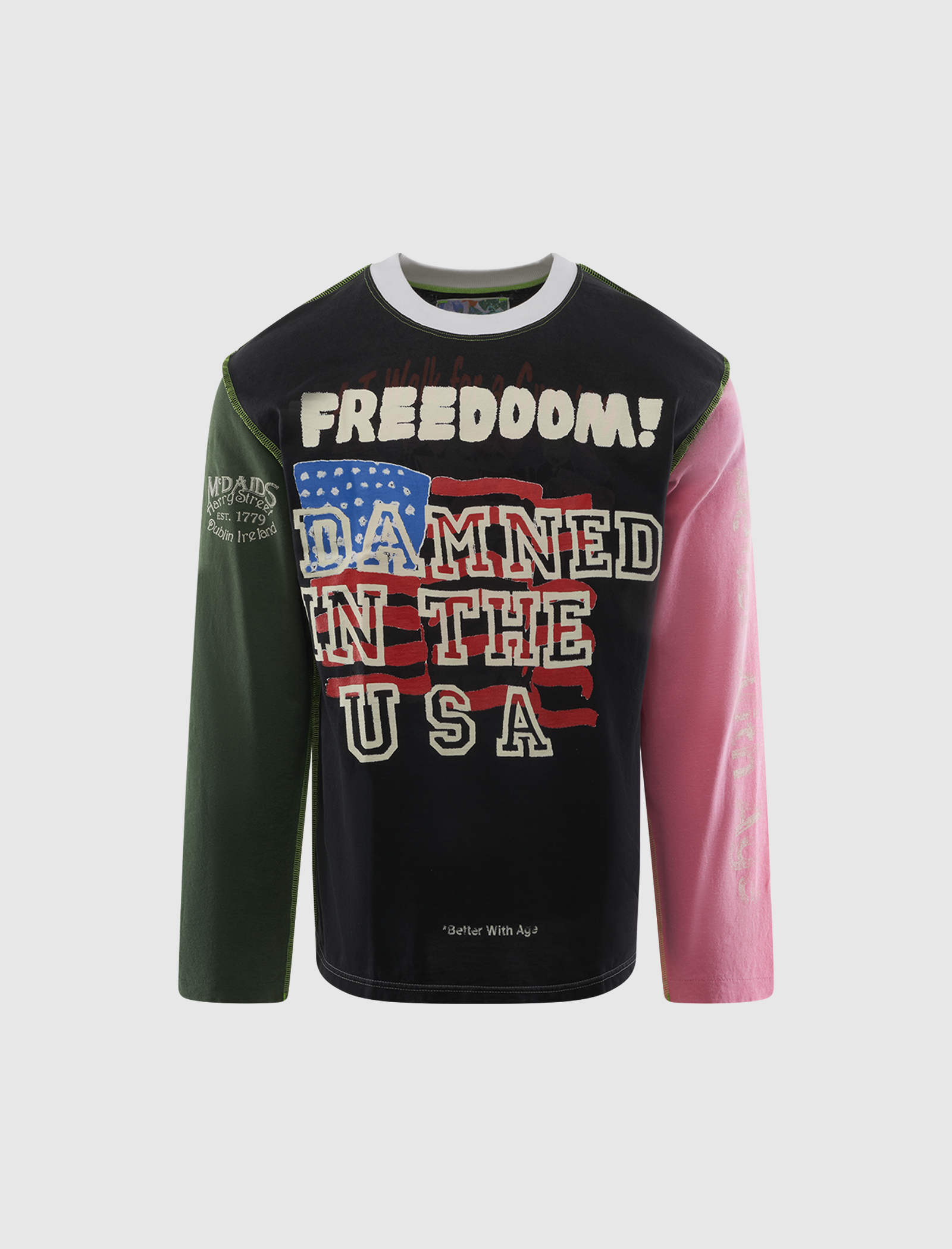 DAMMIT REVERSE LONG SLEEVE TEE