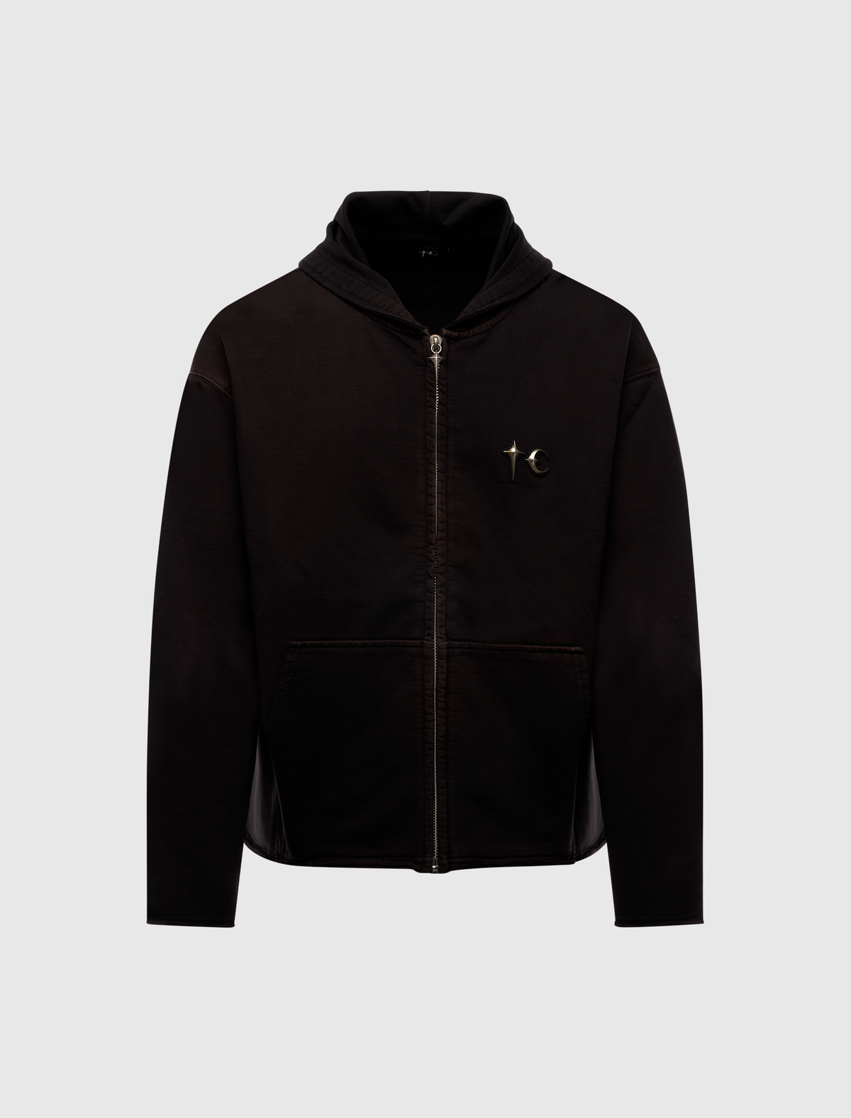 CREED SCARF HOODED ZIP-UP HOODIE