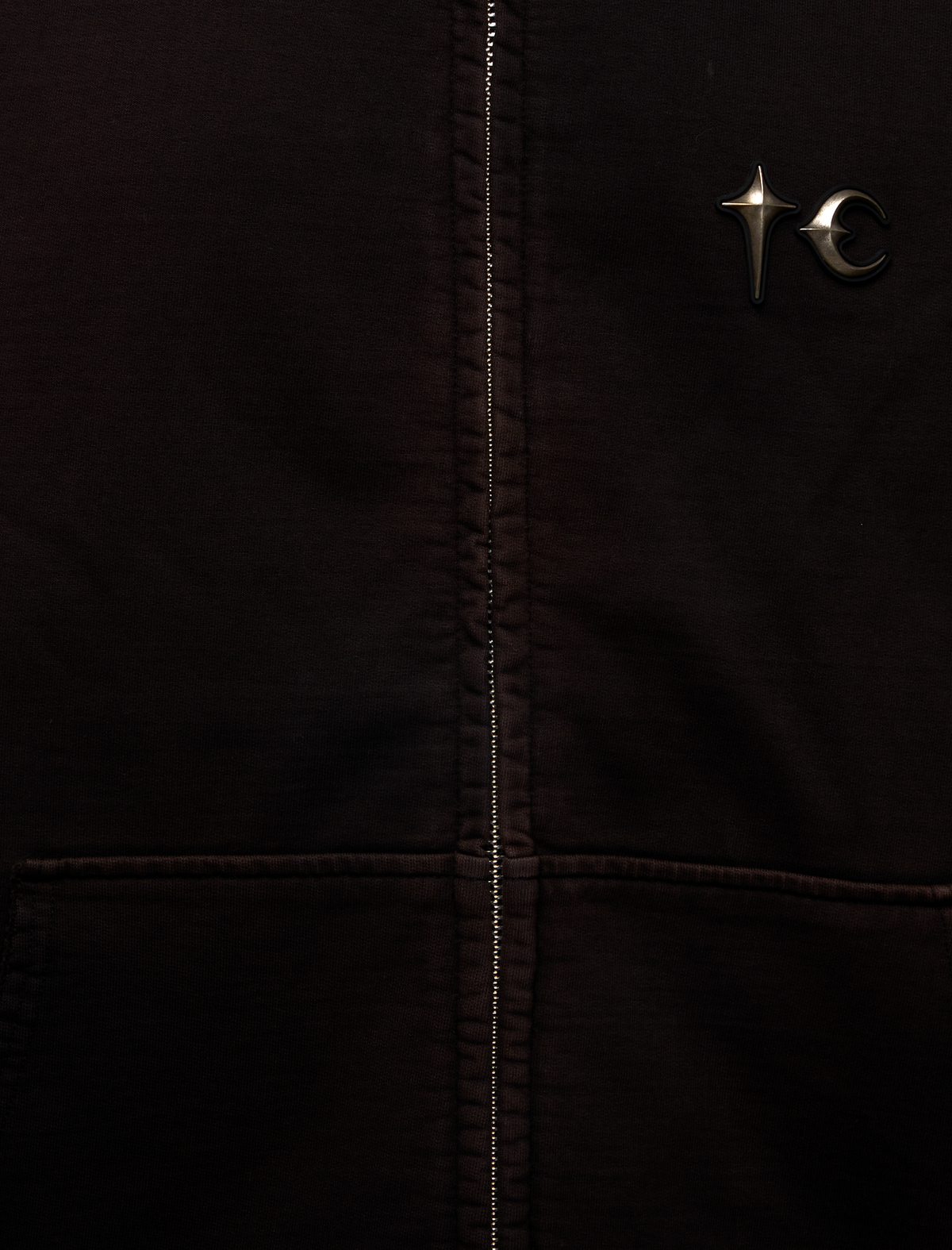 CREED SCARF HOODED ZIP-UP HOODIE