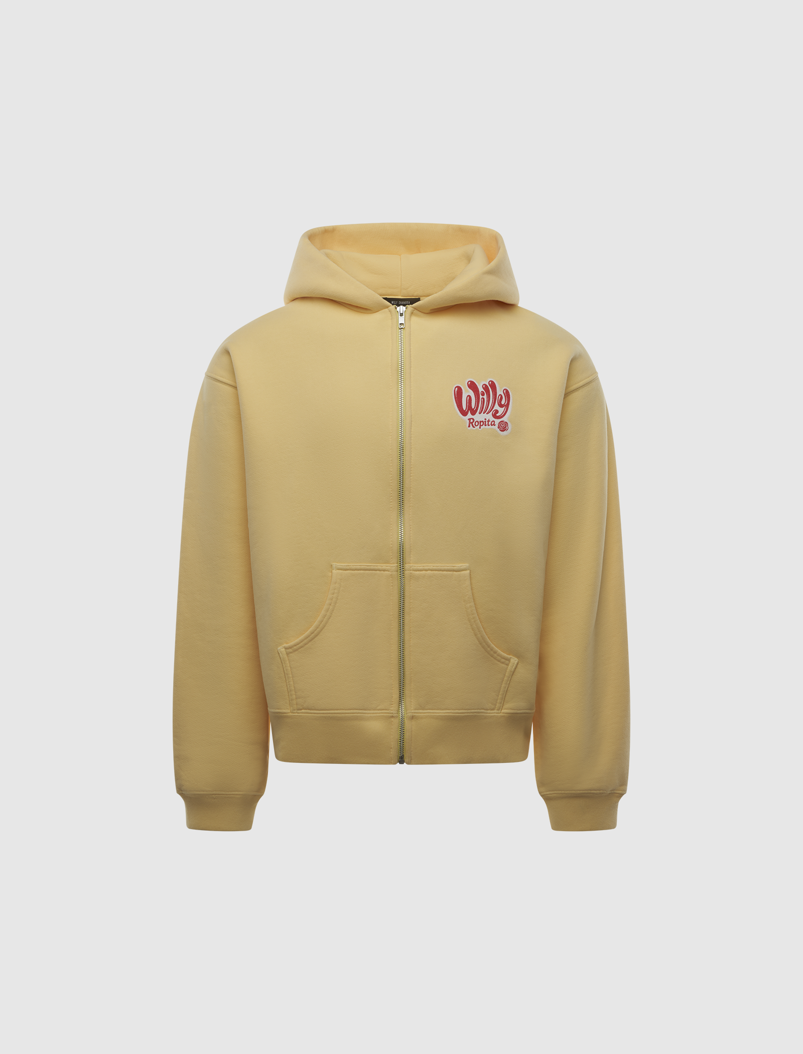 WILLY ROPITA SHRUNKEN ZIP THROUGH HOODIE