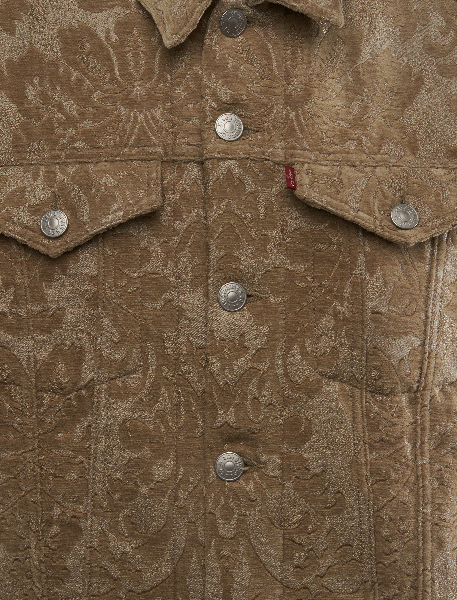 JACQUARD FLORAL JACKET