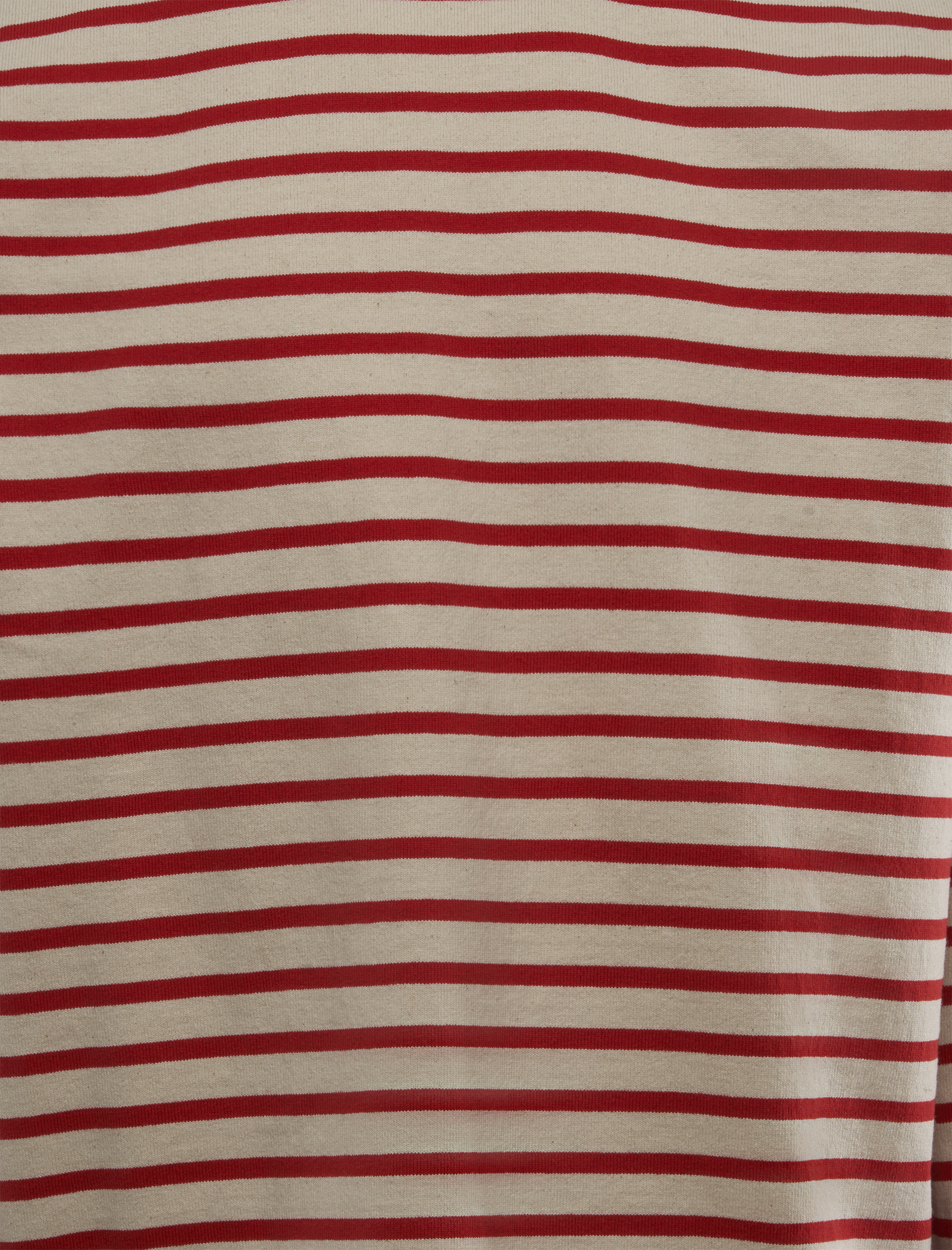 RED & WHITE STRIPE LONG SLEEVE T-SHIRT