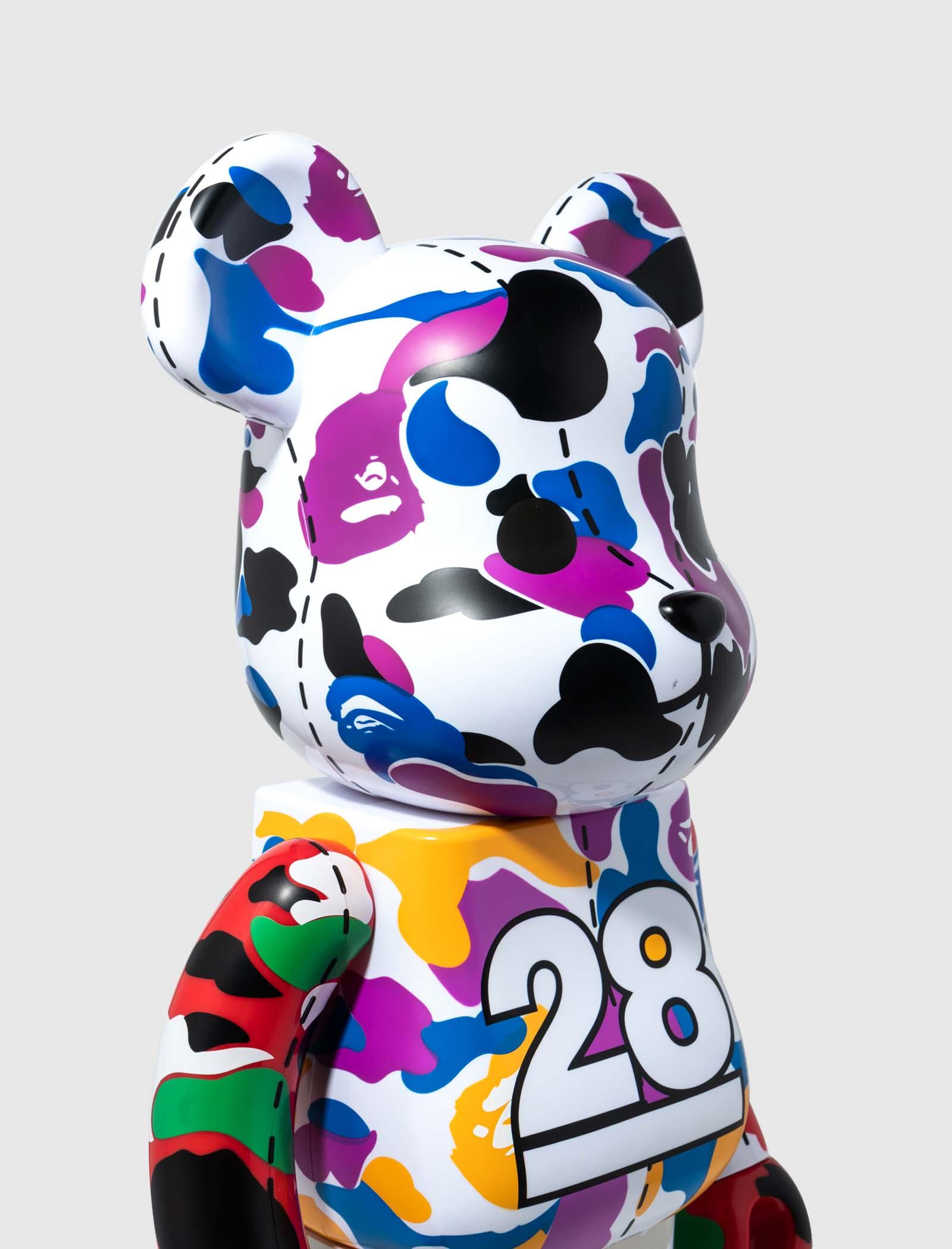 A BATHING APE 28TH ANNIVERSARY CAMO #2 1000% BEARBRICK - A Ma Maniere