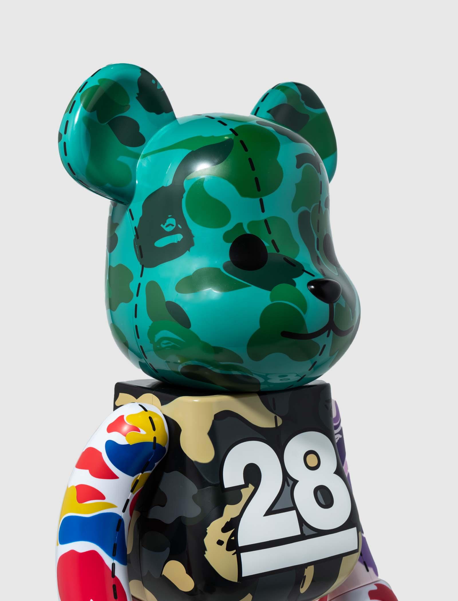 A BATHING APE 28TH ANNIVERSARY CAMO #4 1000% BEARBRICK - A Ma Maniere