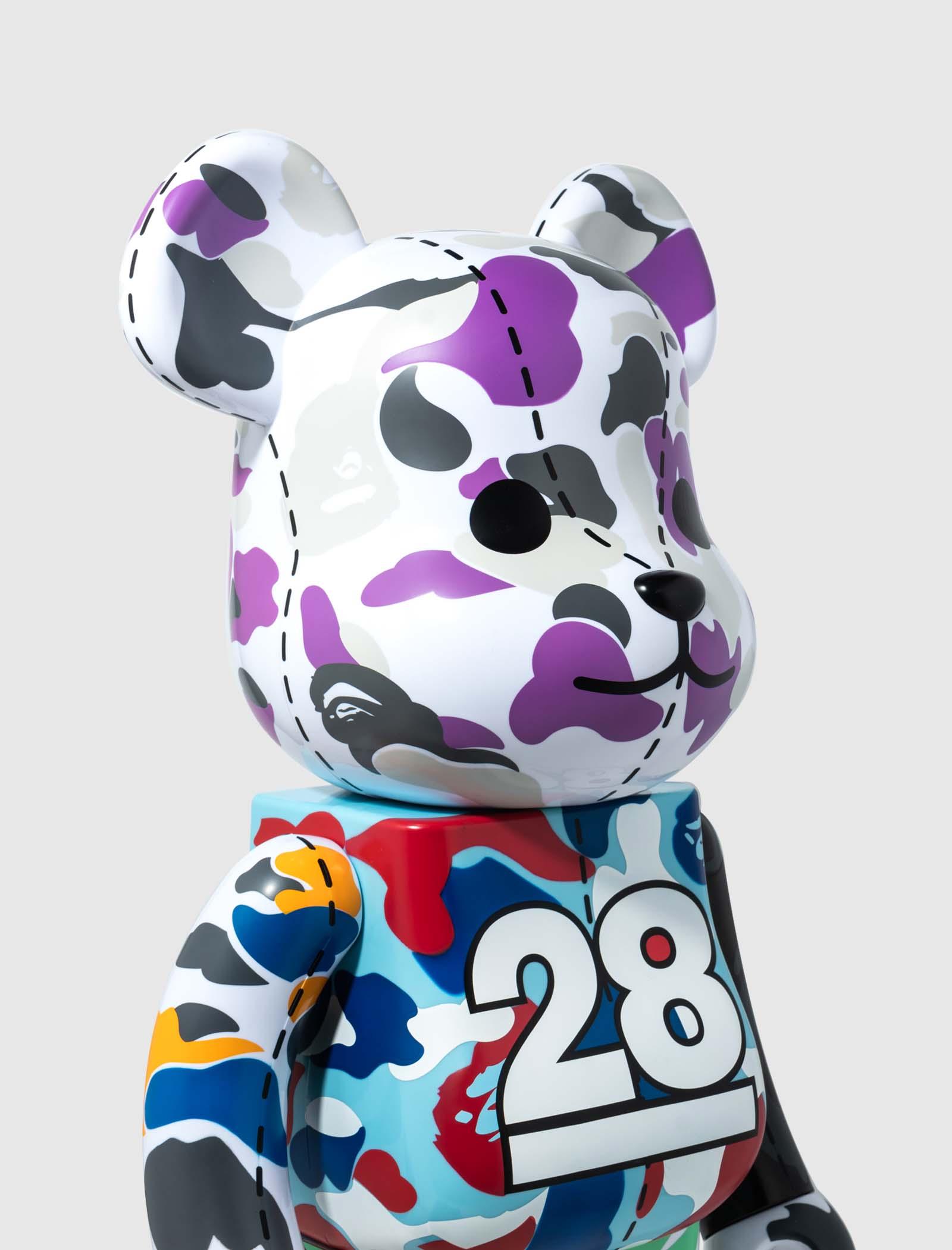 A BATHING APE 28TH ANNIVERSARY CAMO #1 1000% BEARBRICK - A Ma Maniere